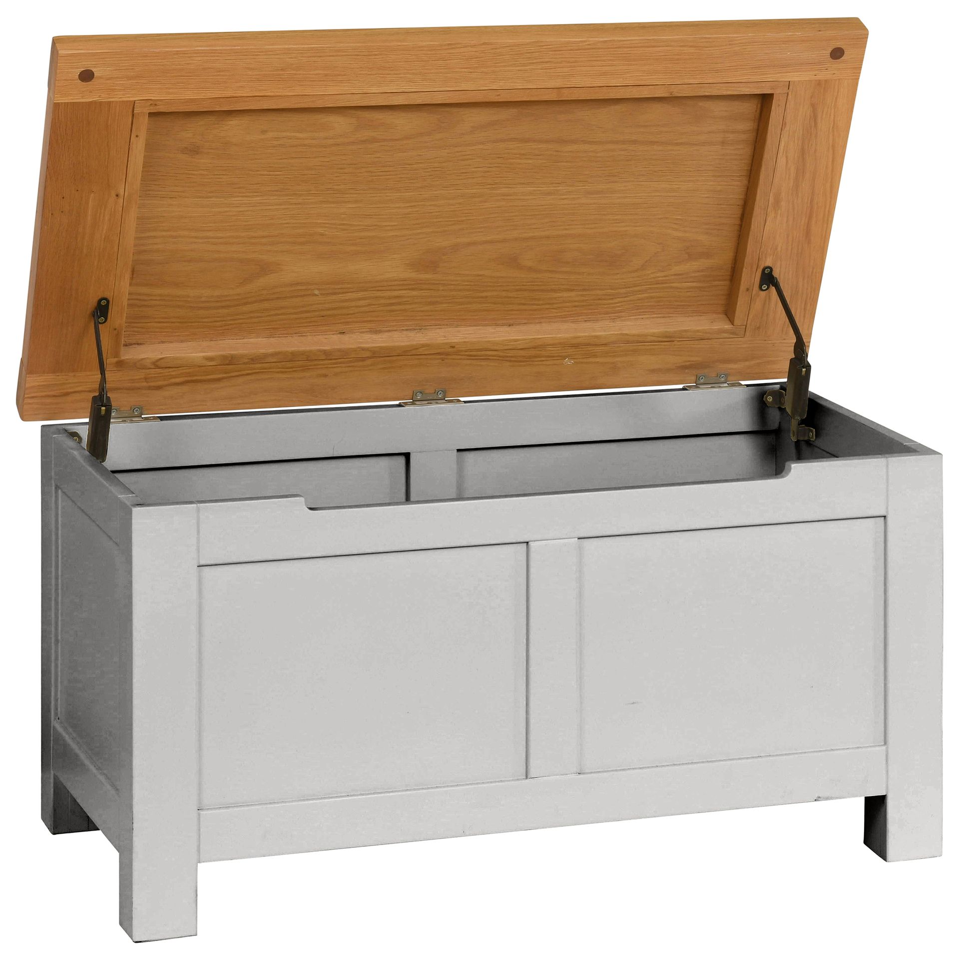 Dorchester Grey Blanket Box