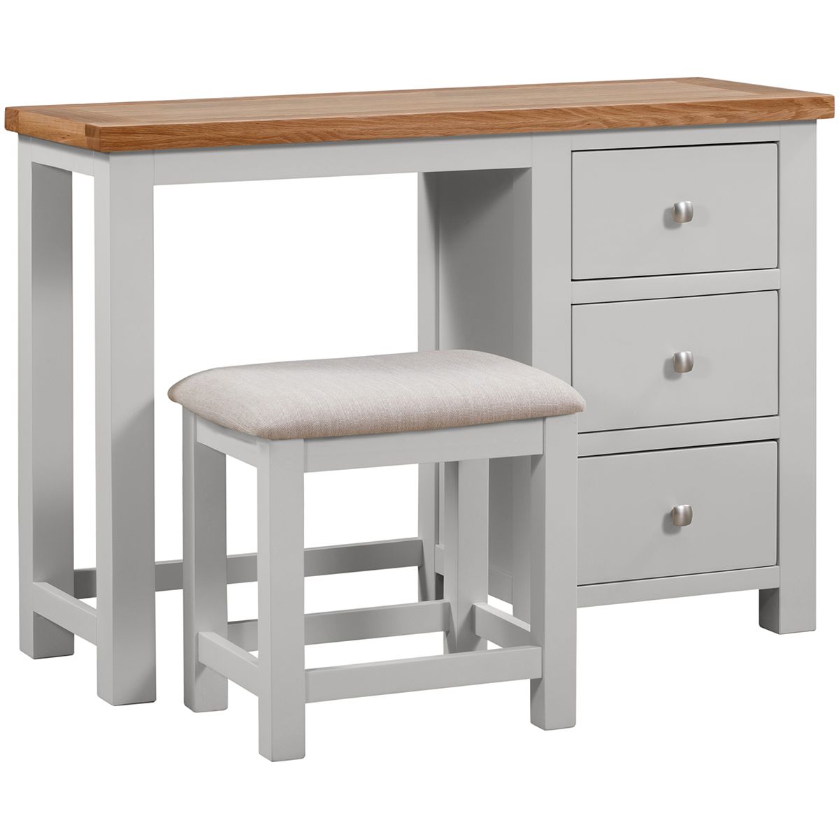 Dorchester Grey Dressing Table & Stool