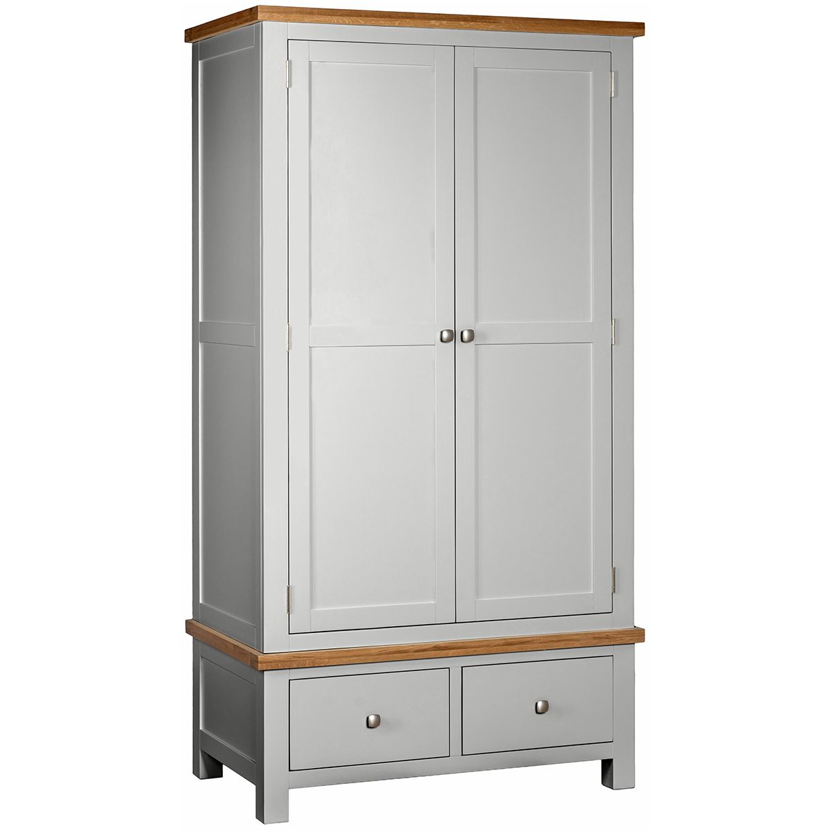 Dorchester Grey Double Wardrobe
