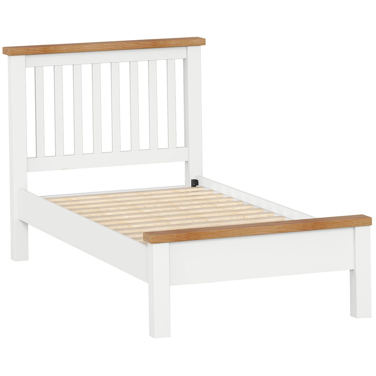 Dorchester White Single Bed