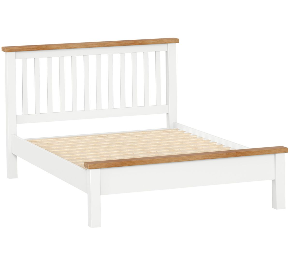 Dorchester White Double Bed