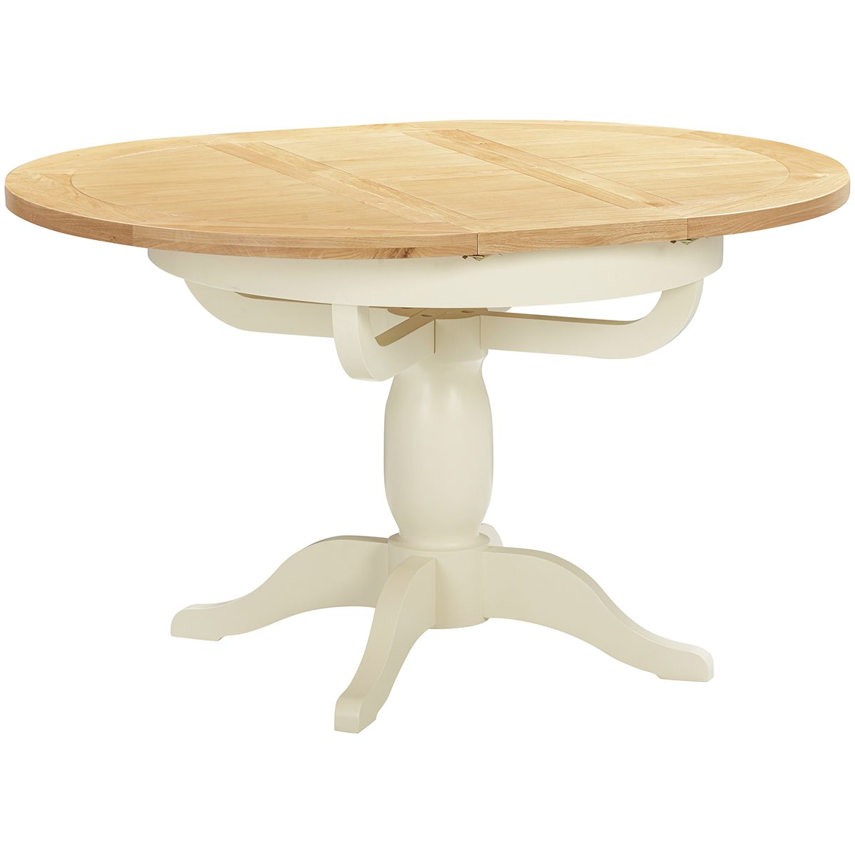 Dorchester Ivory Round Extending Pedestal Table