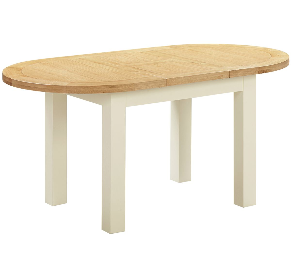 Dorchester Ivory D-End Extending Table
