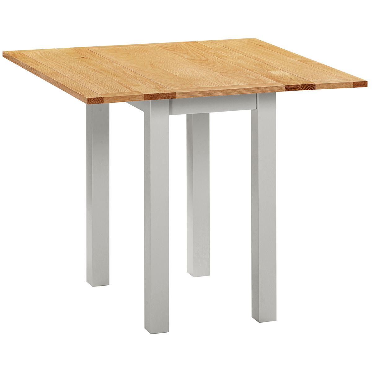 Dorchester Grey Square Drop Leaf Table