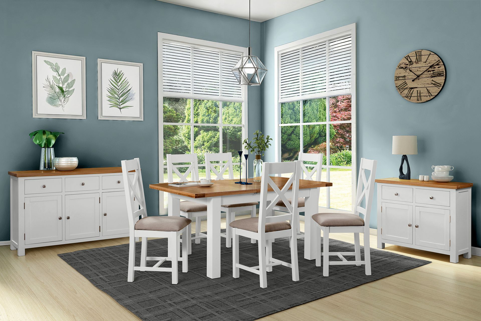 Dorchester White Living & Dining