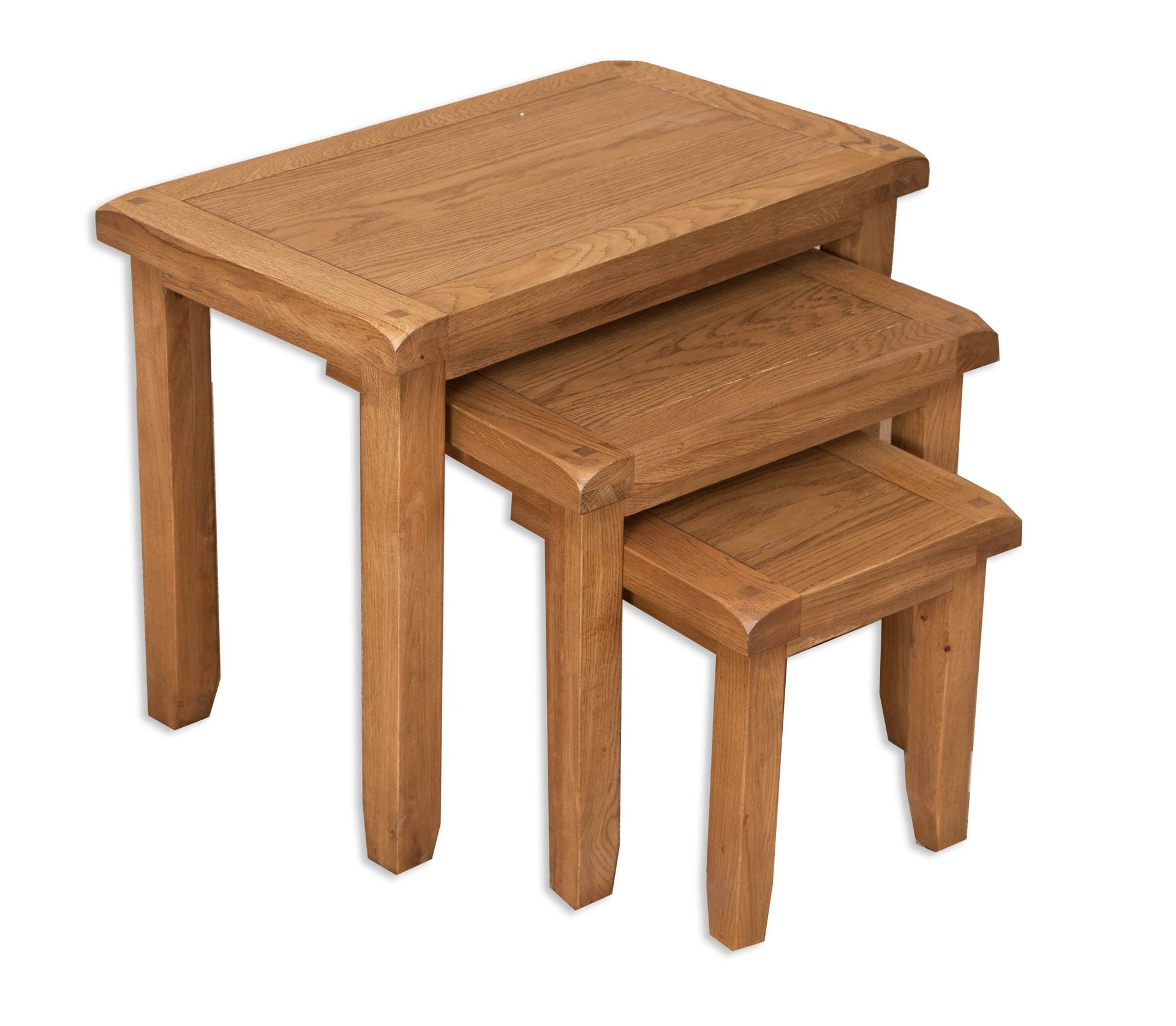 Country Oak Nest of Tables