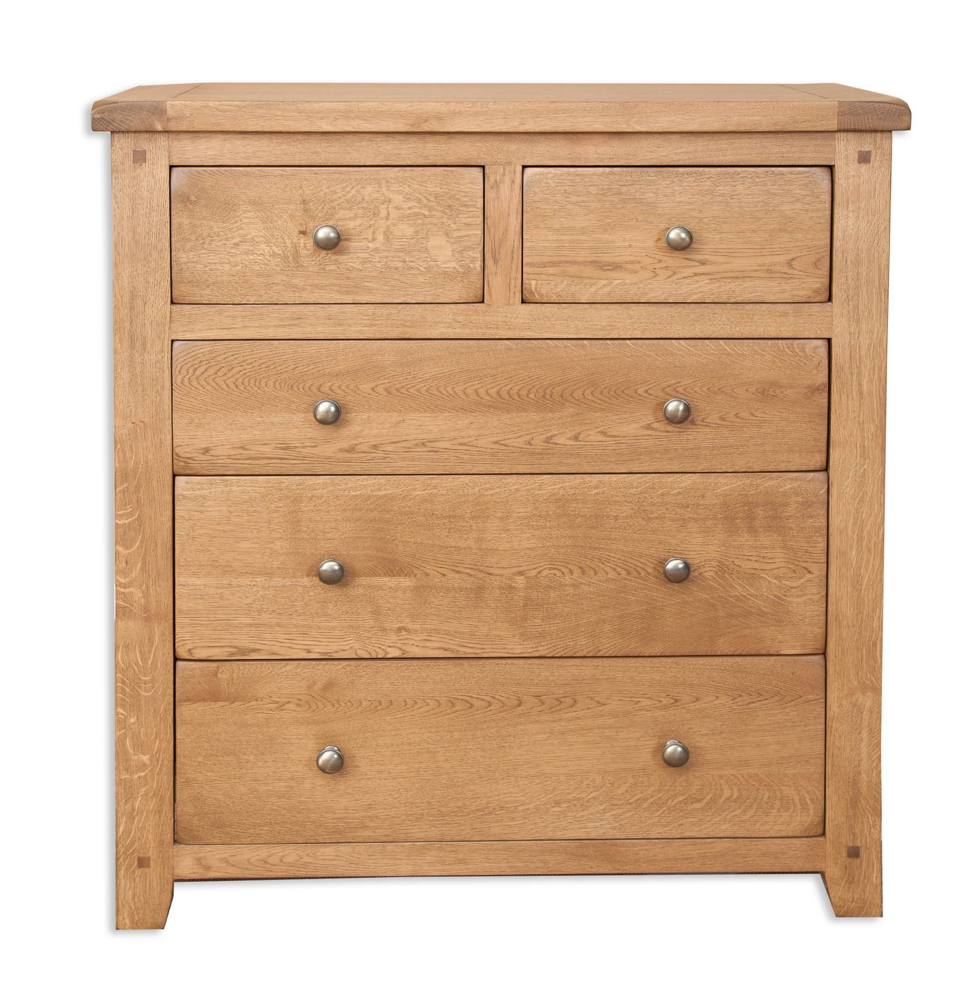 Country Oak 2 over 3 Chest of Drawers