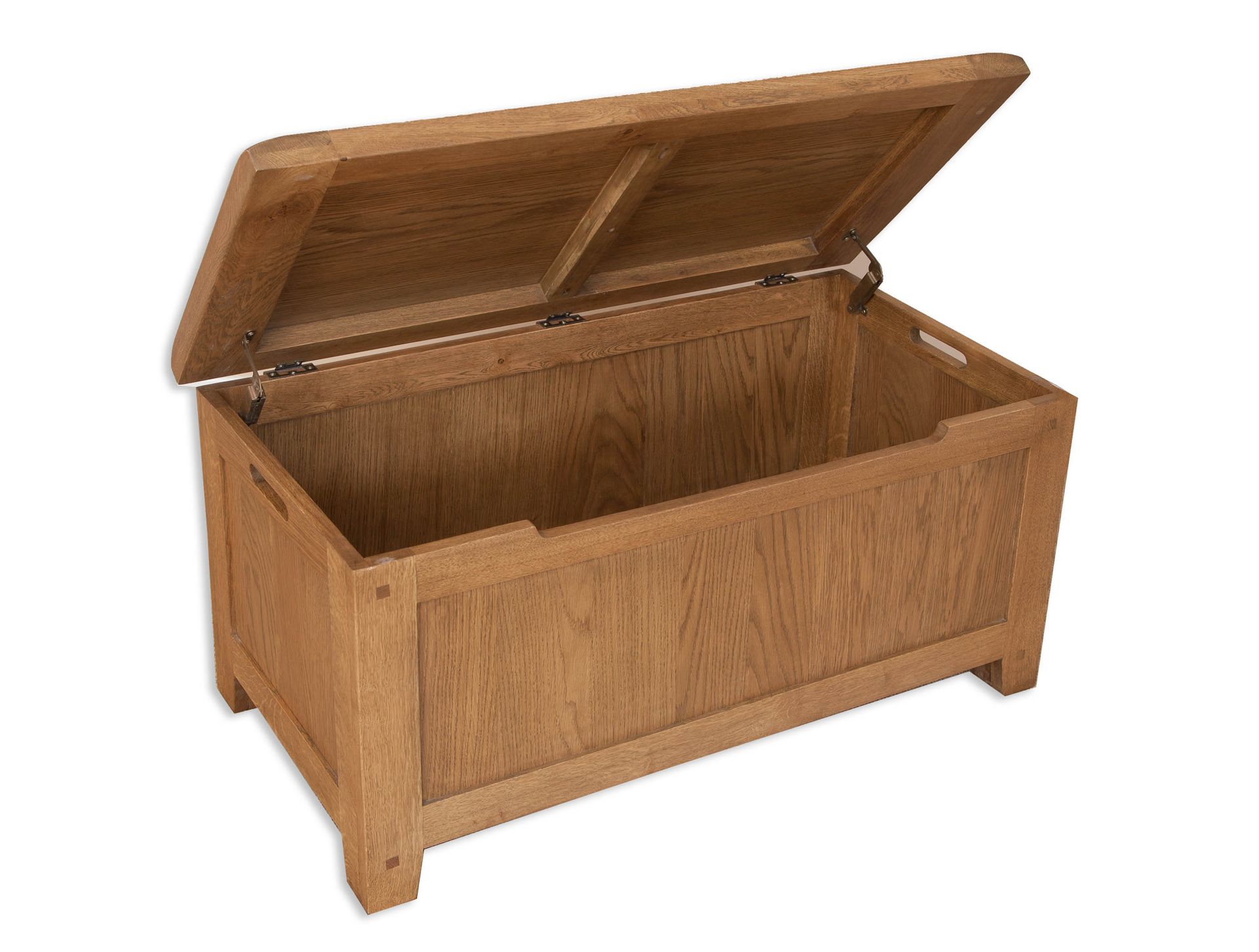 Country Oak Blanket Box