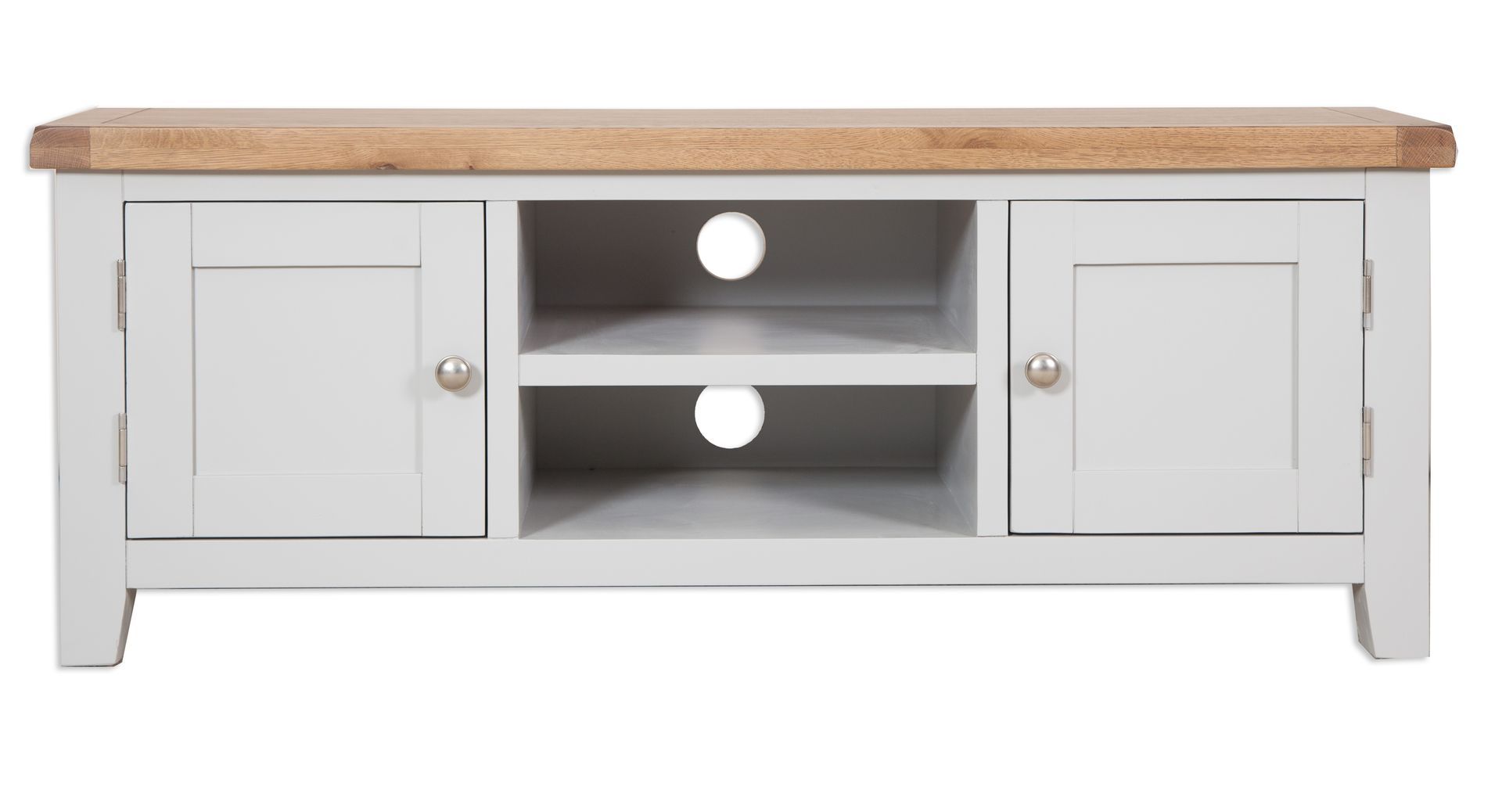 French Grey Large TV Unit