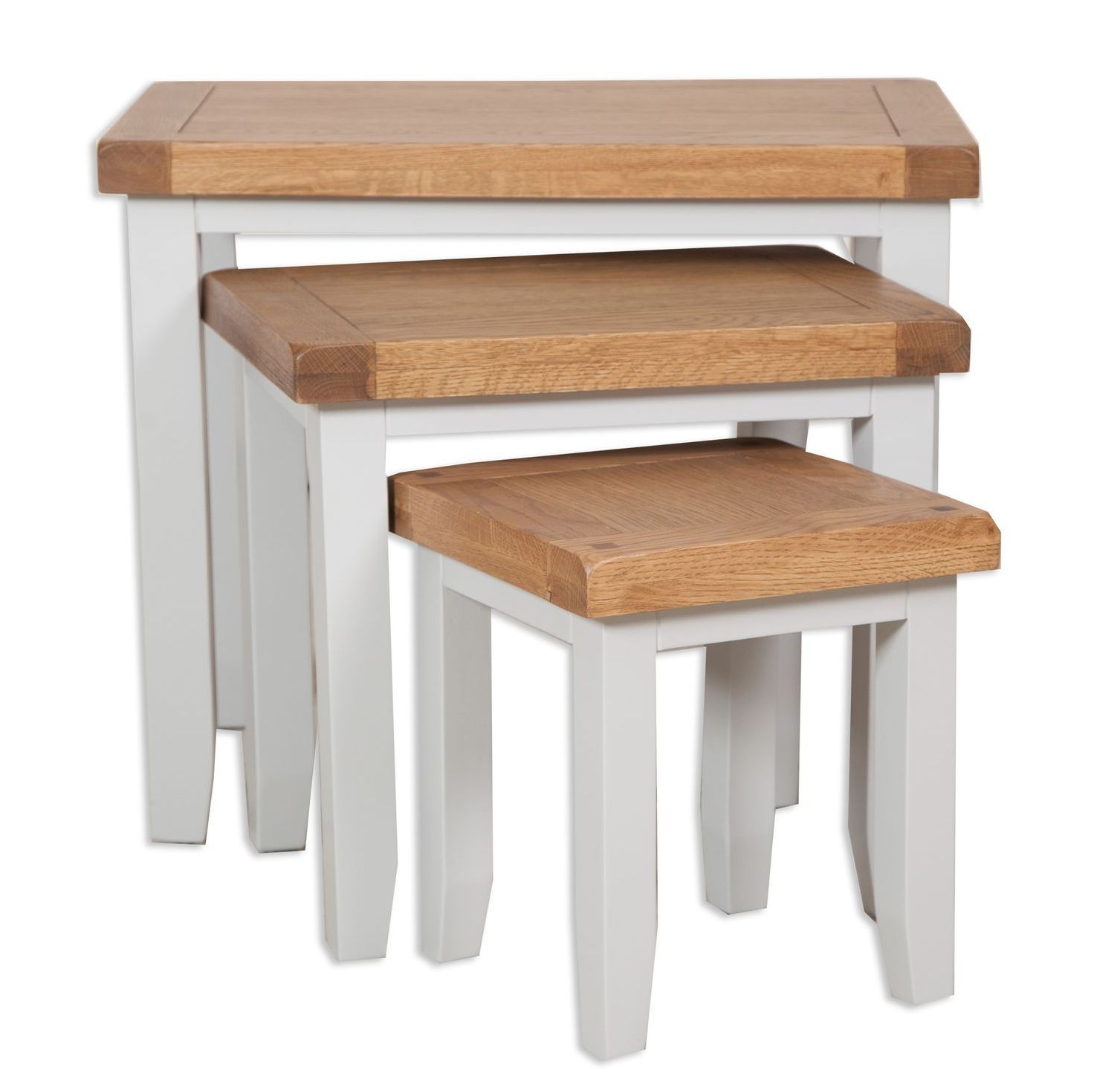 French Grey Nest of Tables