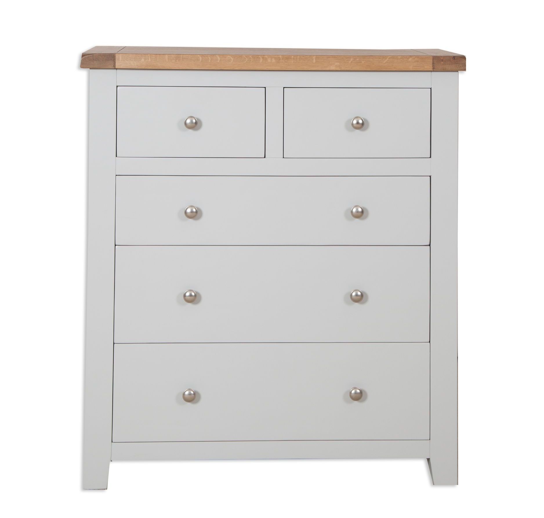 French Grey 2 over 3 Chest of Drawers