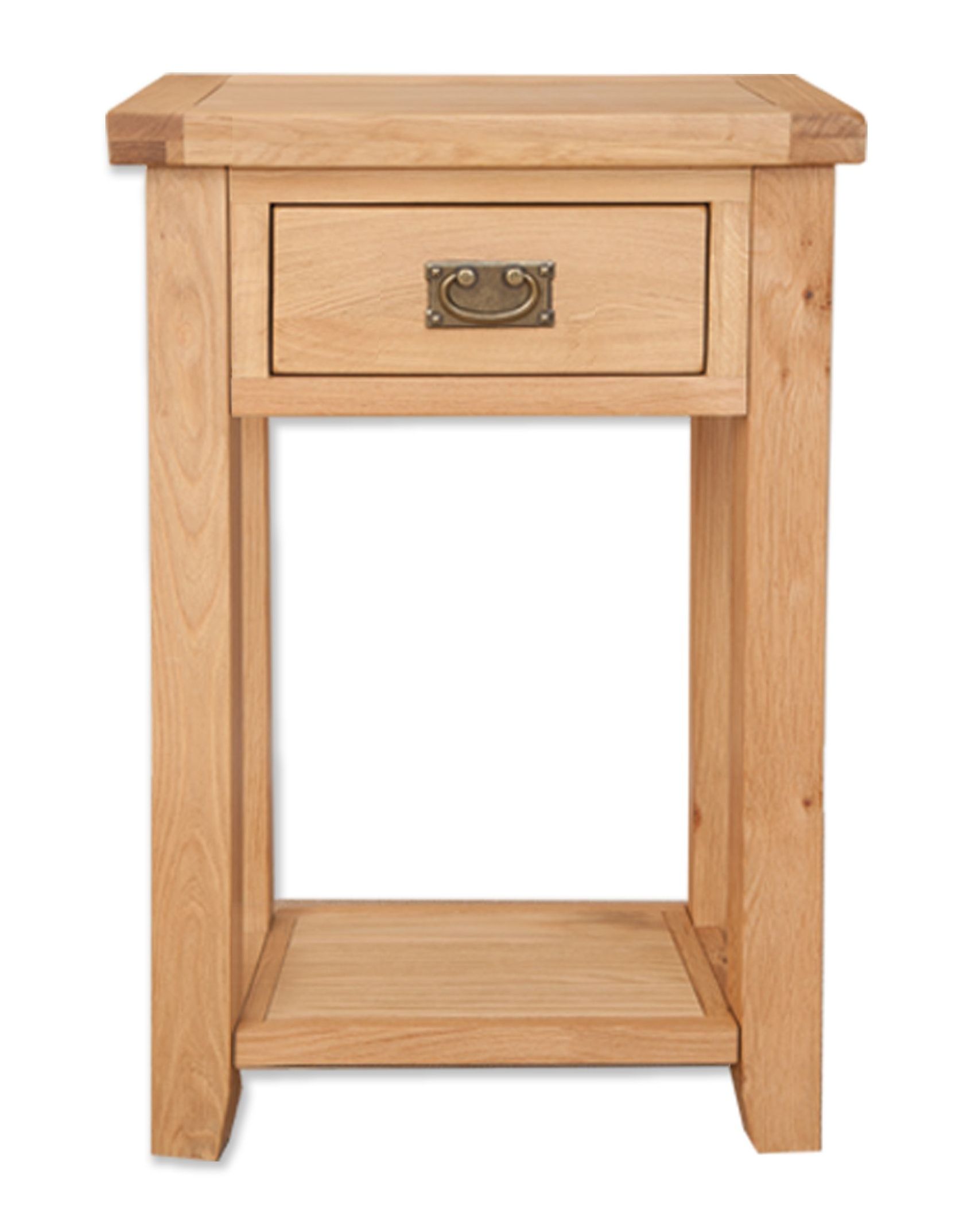 Natural Oak 1 Drawer Console Table