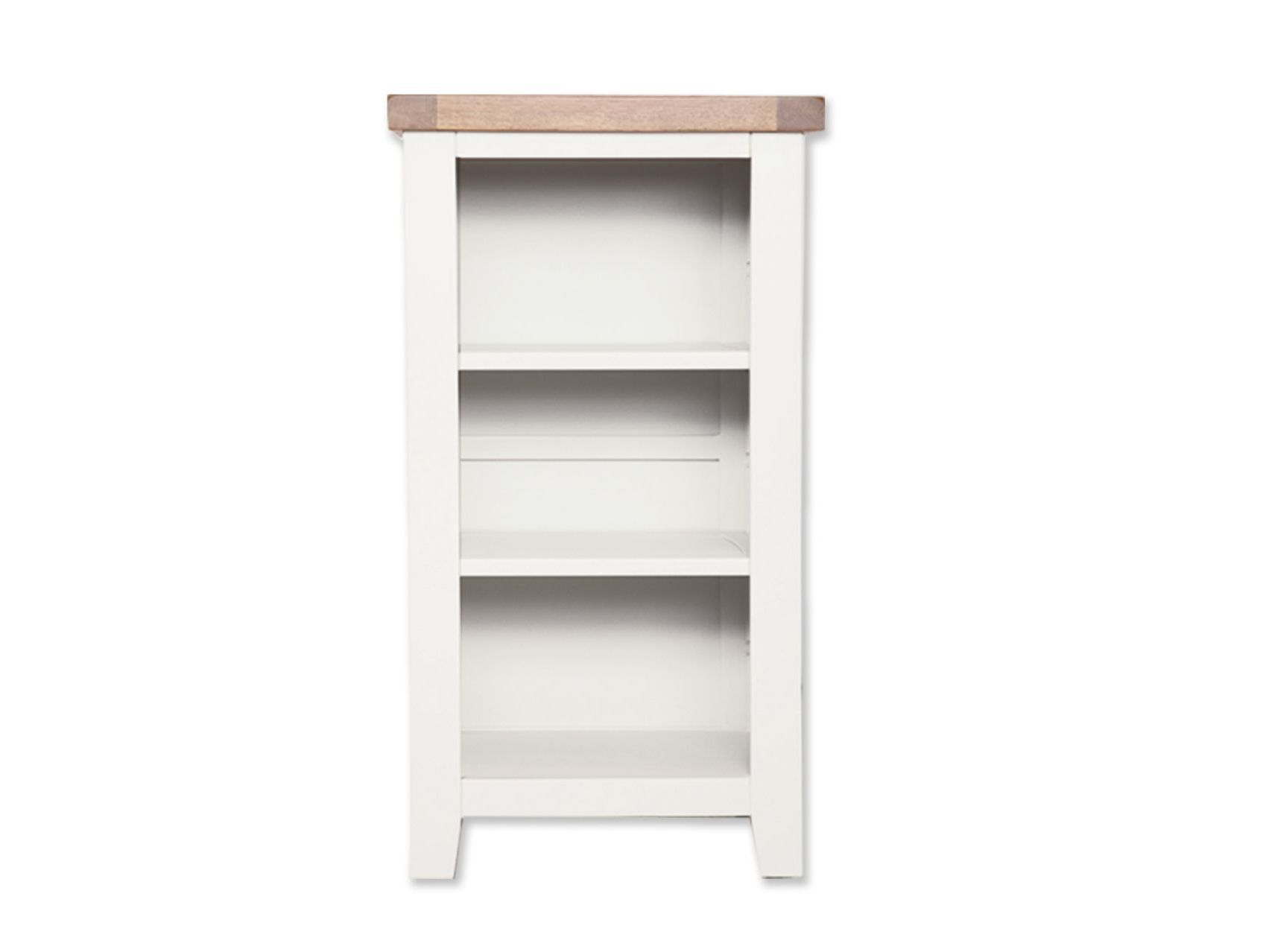 Malvern White Small Bookcase/DVD Rack