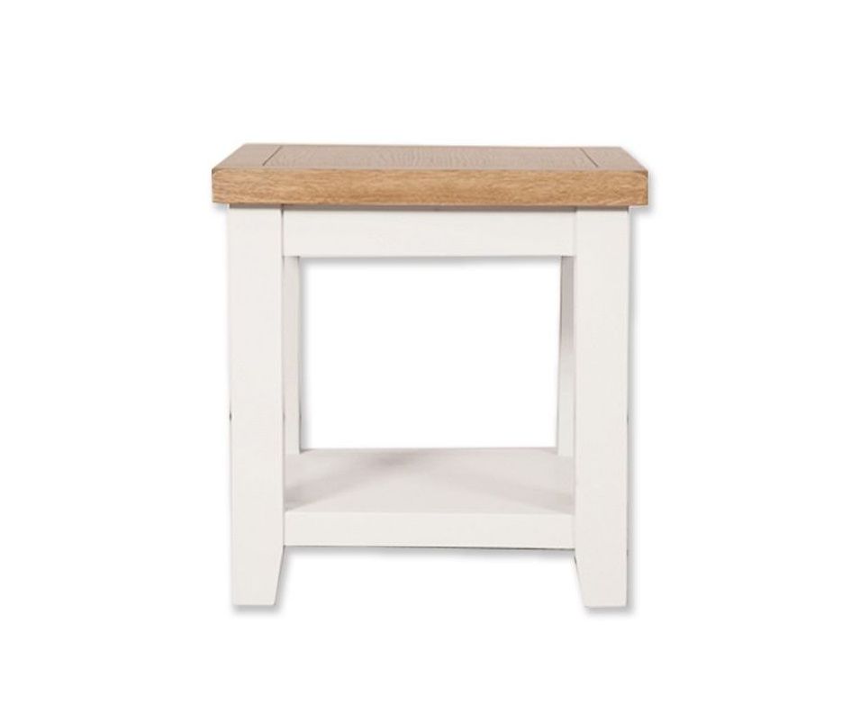 Malvern White Lamp Table