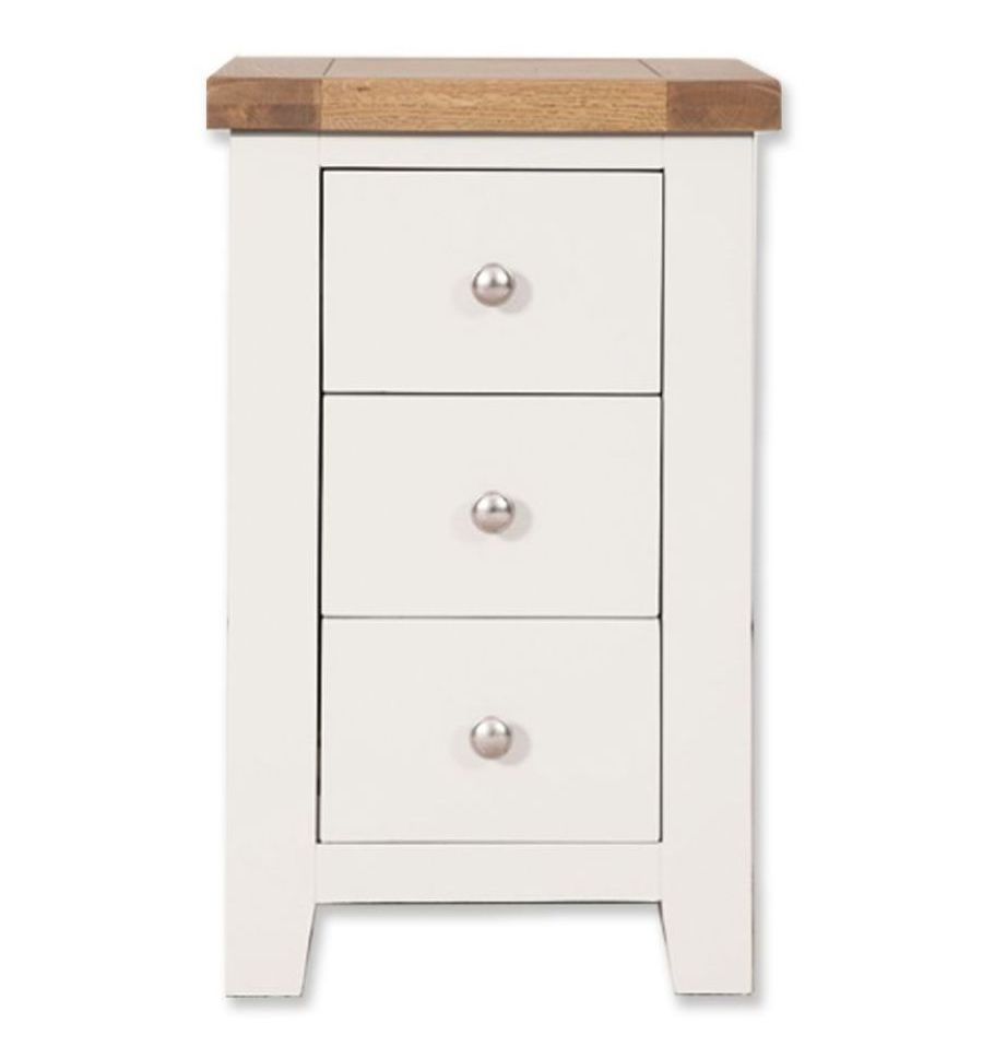 Malvern White Bedside Drawers