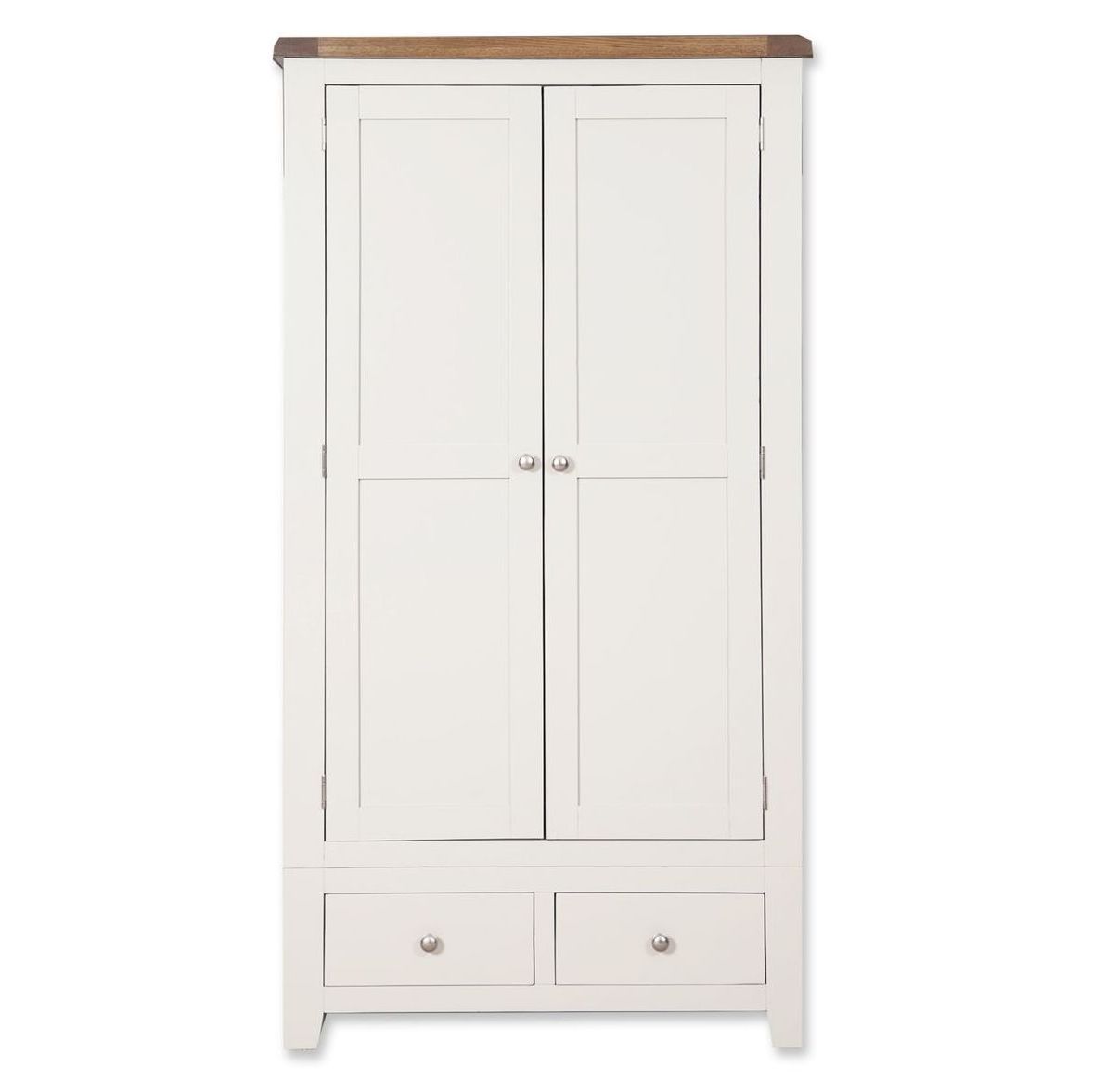 Malvern White Double Wardrobe