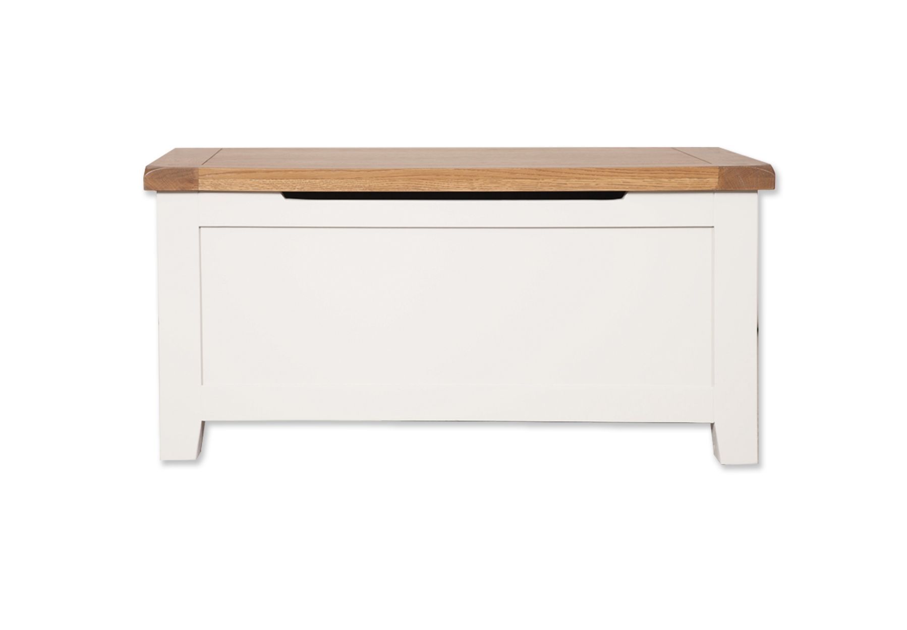Malvern White Blanket Box