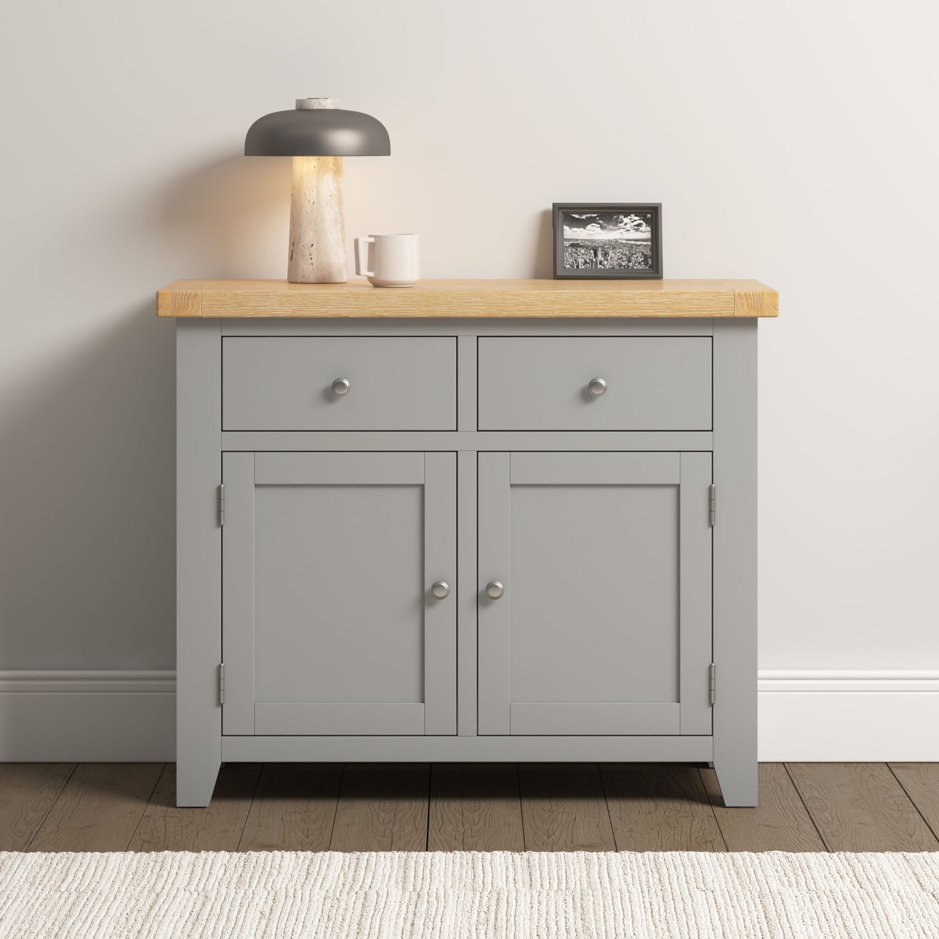 Windsor Grey 2 Door Sideboard