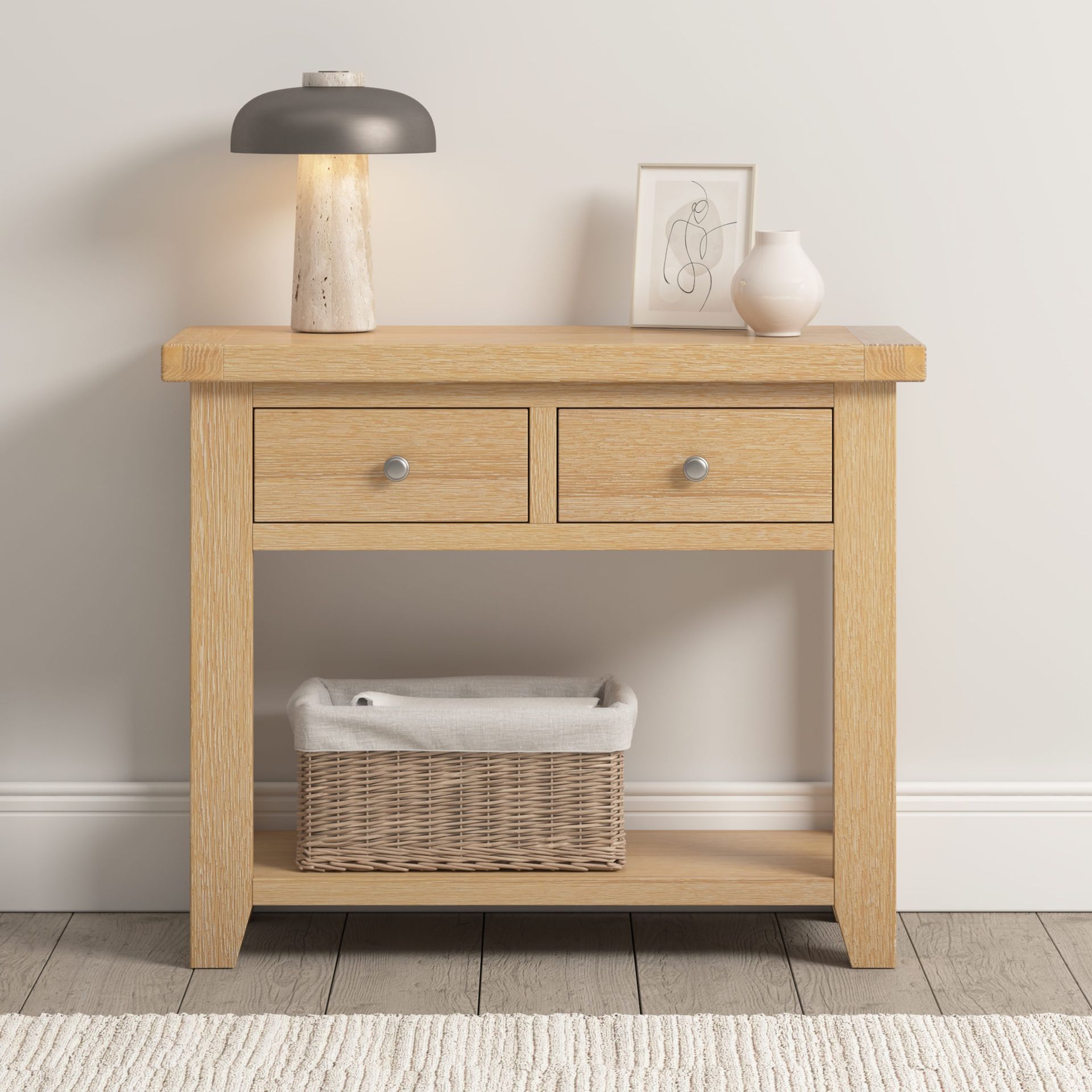 Windsor Oak Console Table