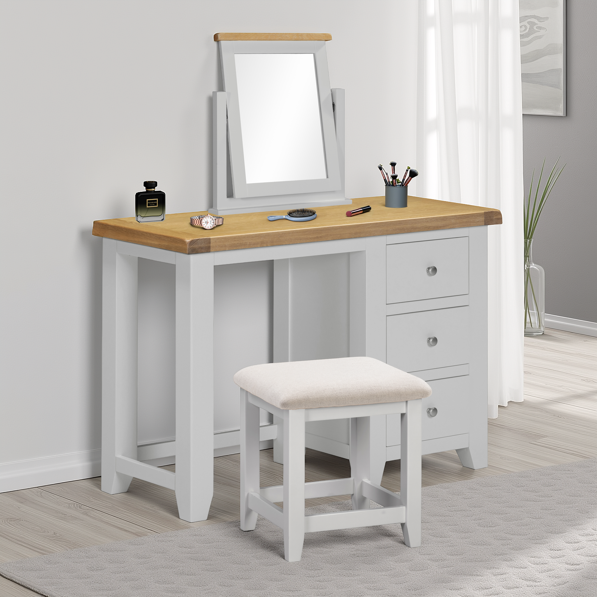 Windsor Grey Dressing Table Set