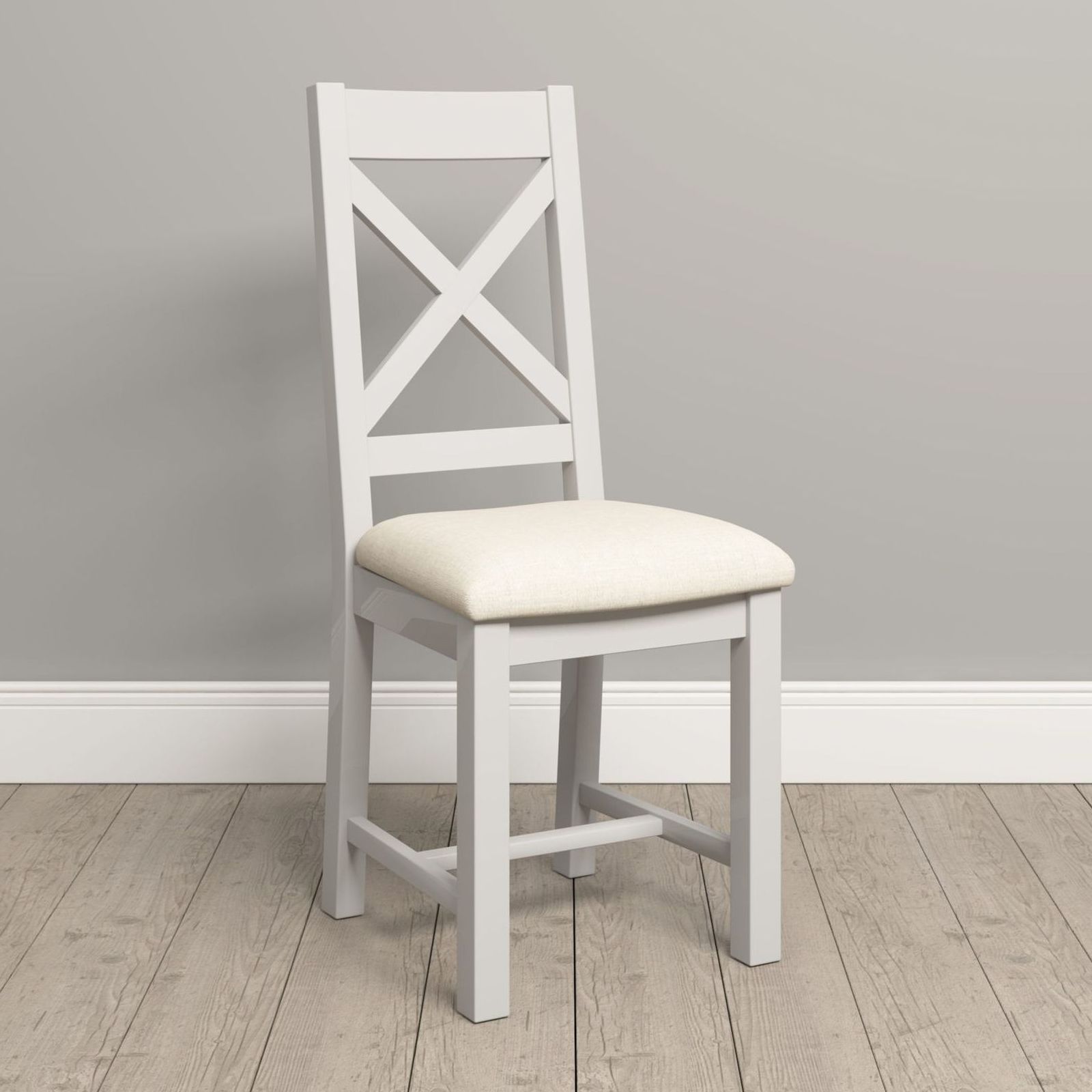 Warwick Ivory Cross Back Dining Chair