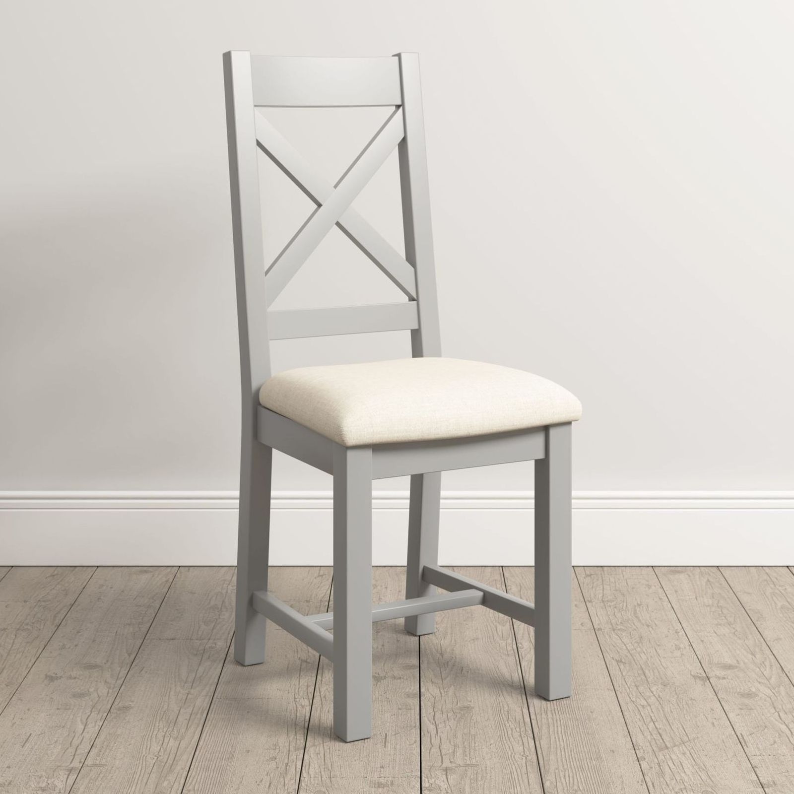 Warwick Grey Cross Back Dining Chair