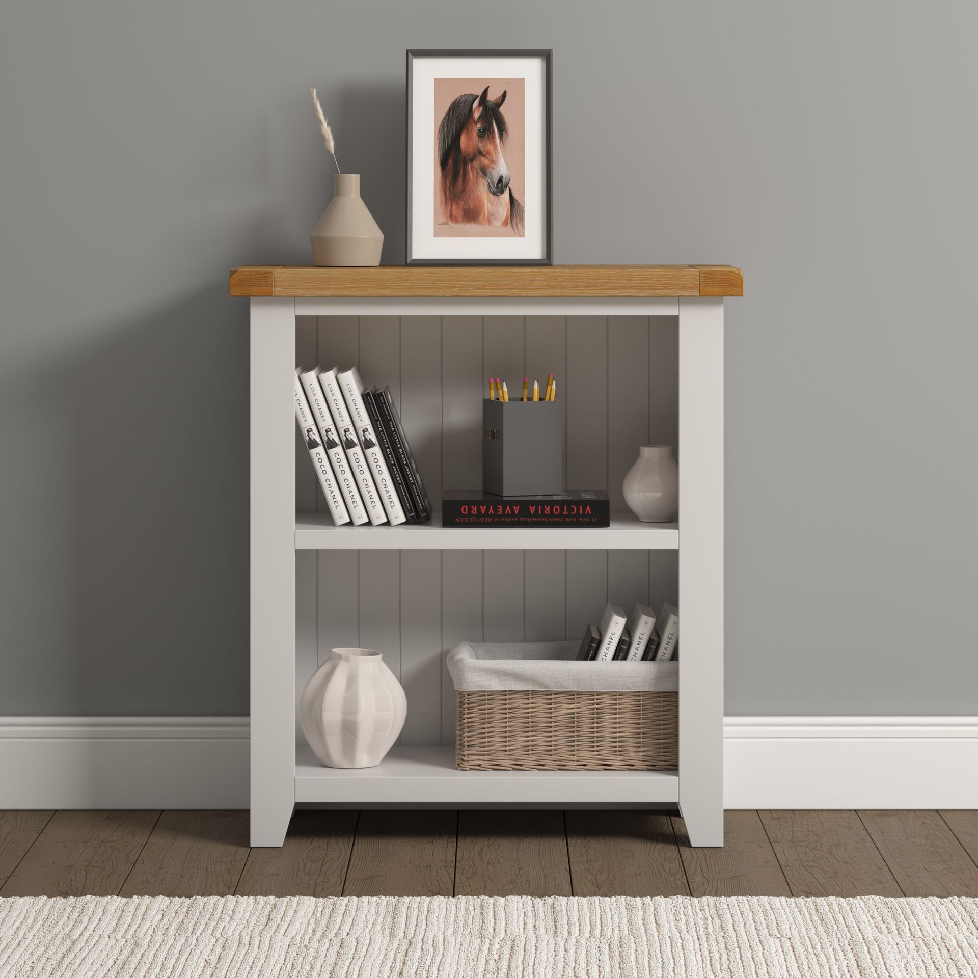 Windsor Ivory Bookcase