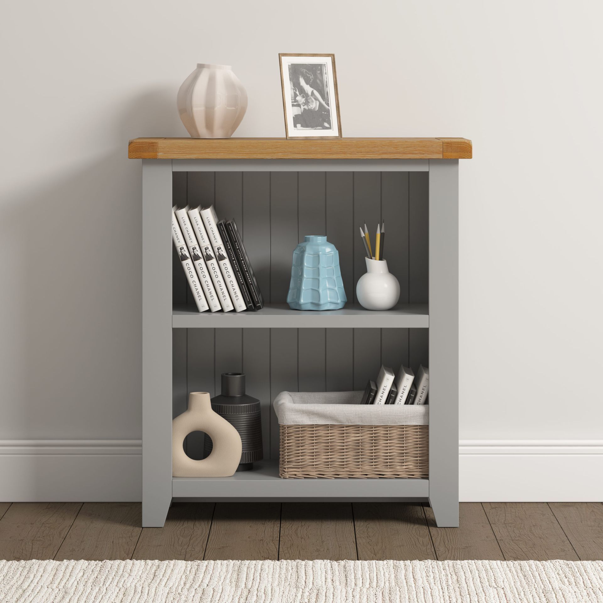 Windsor Grey Bookcase
