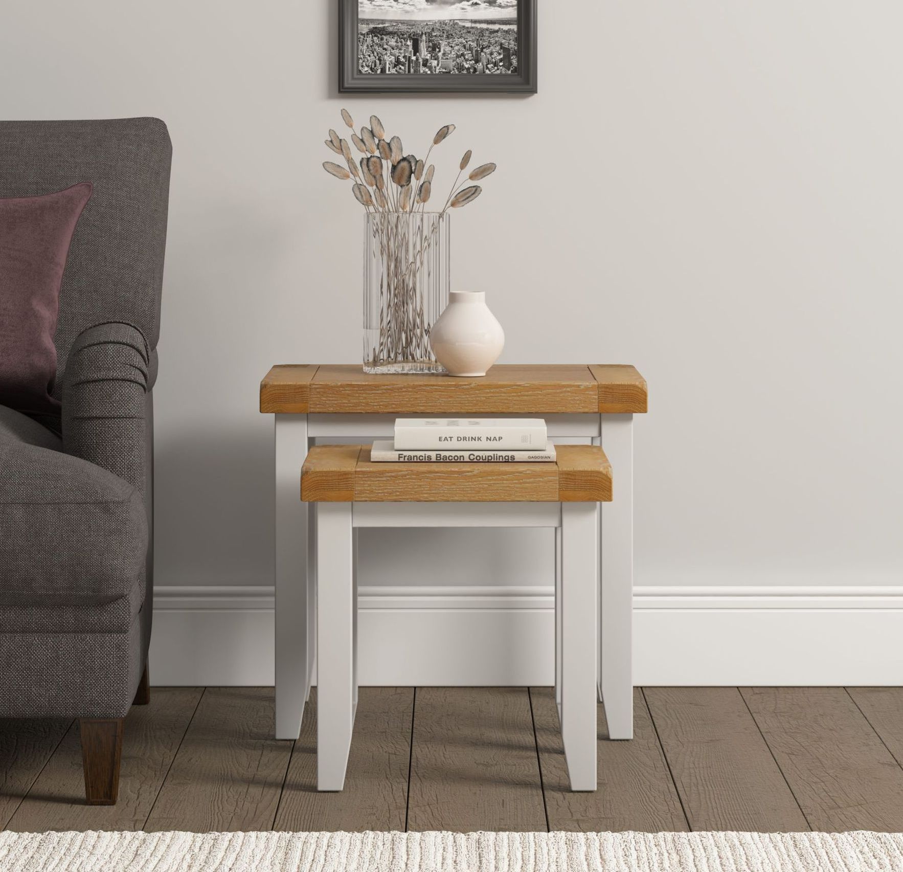 Windsor Ivory Nest of Tables