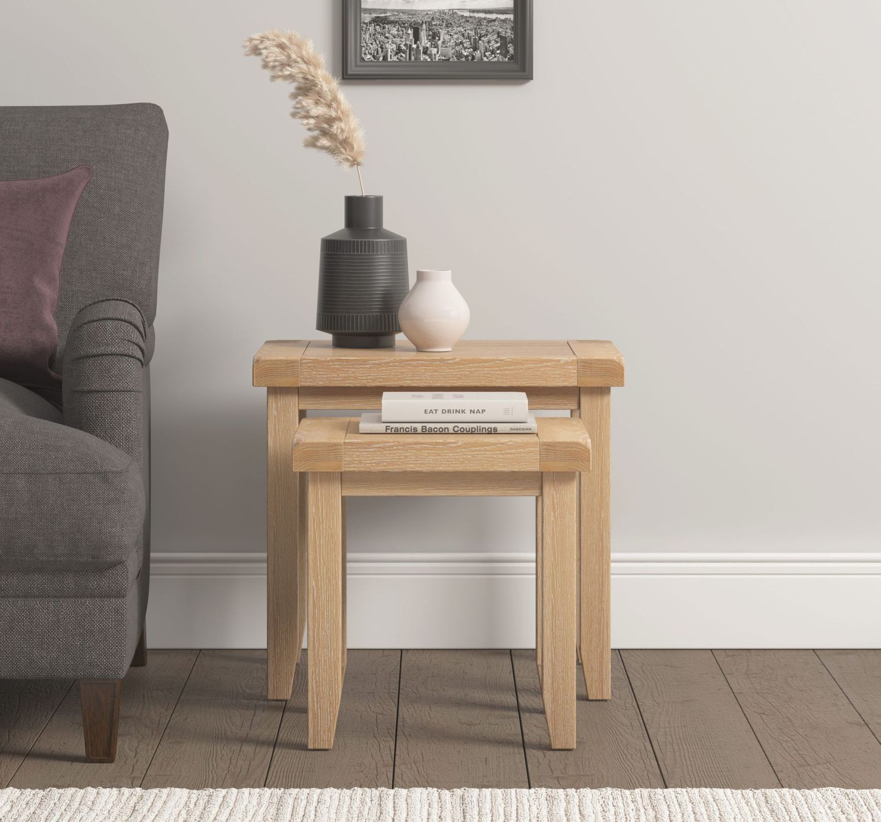Windsor Oak Nest of Tables
