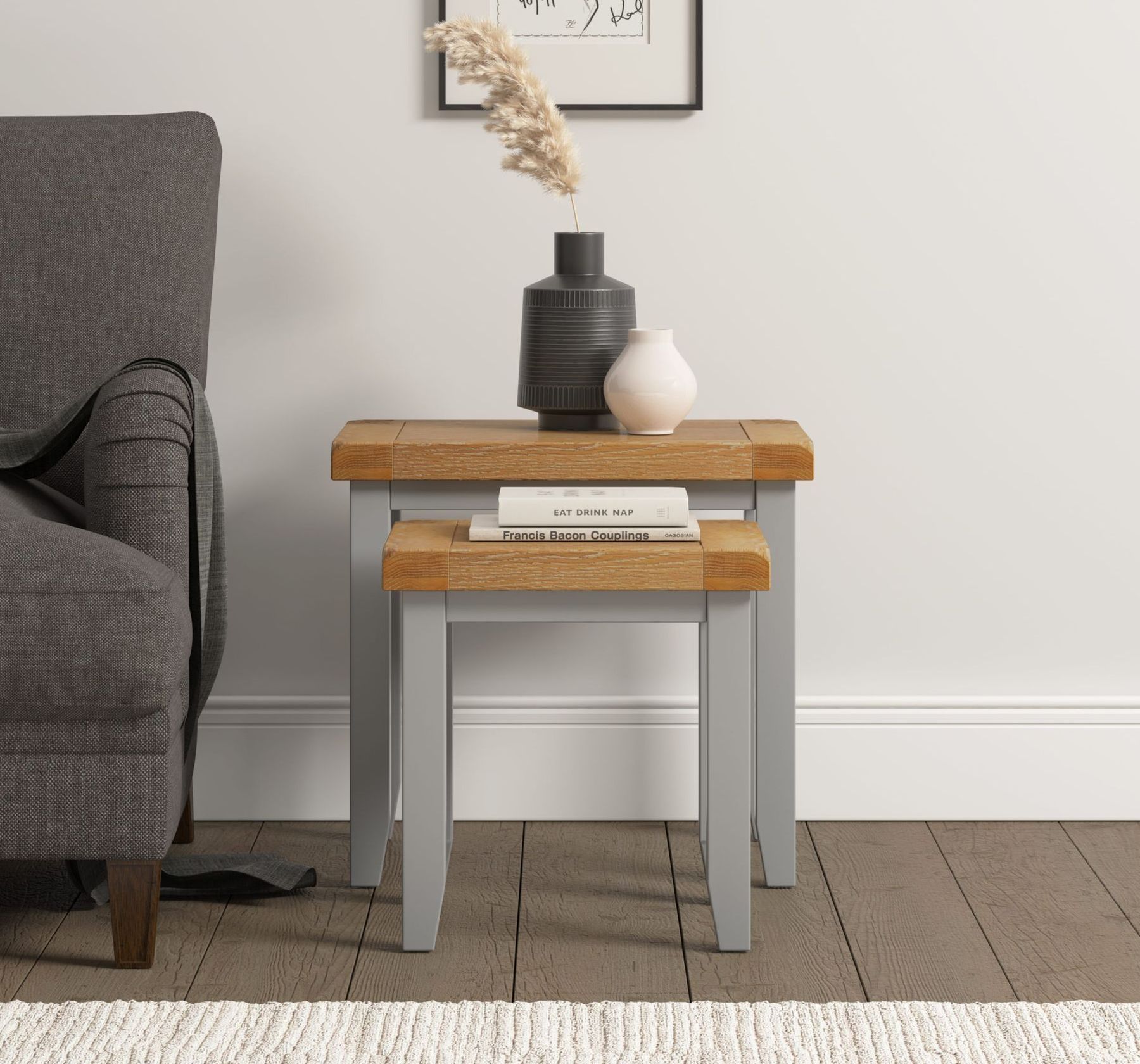 Warwick Grey Nest of Tables