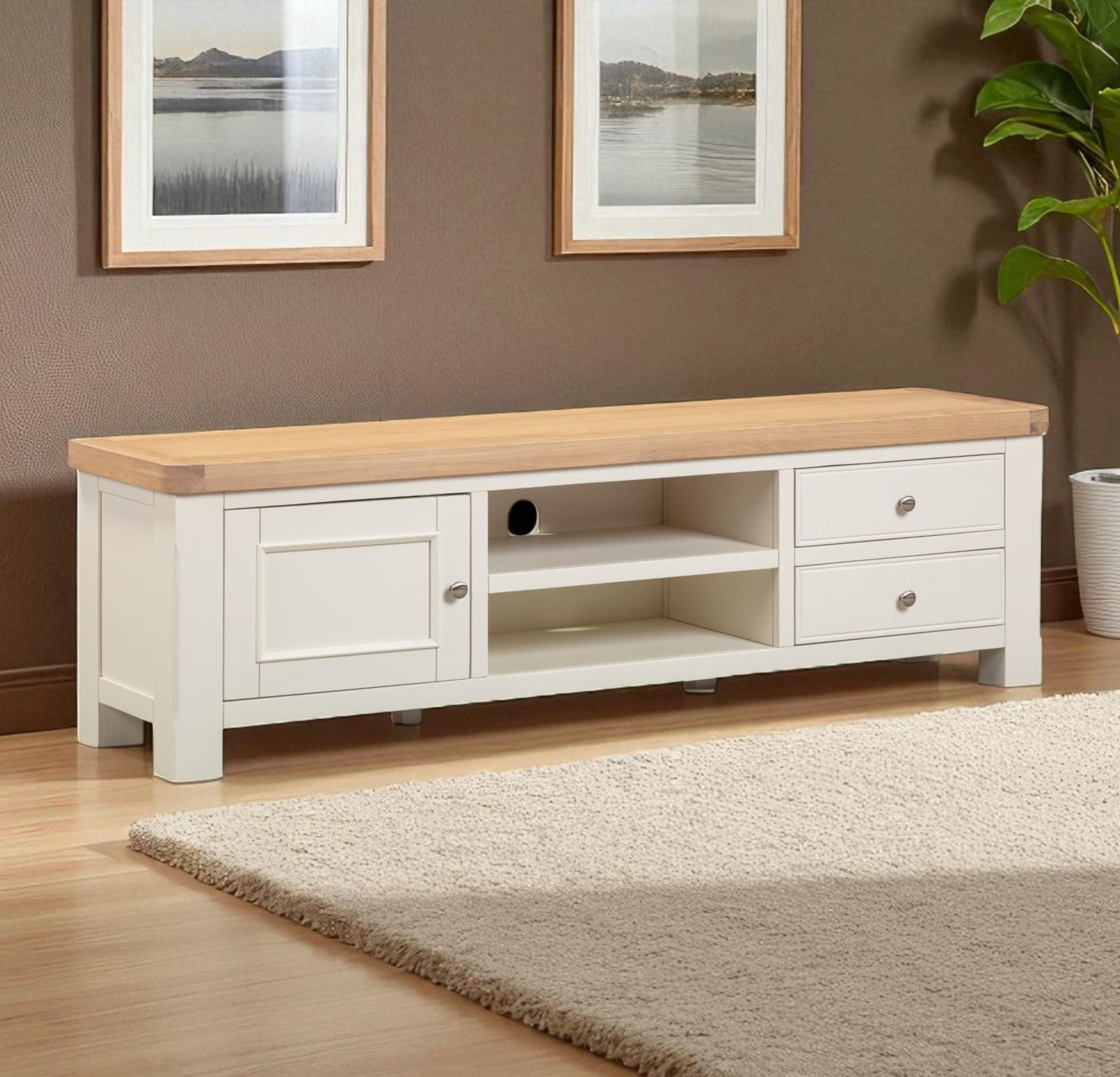 Oxford Ivory Large TV Unit