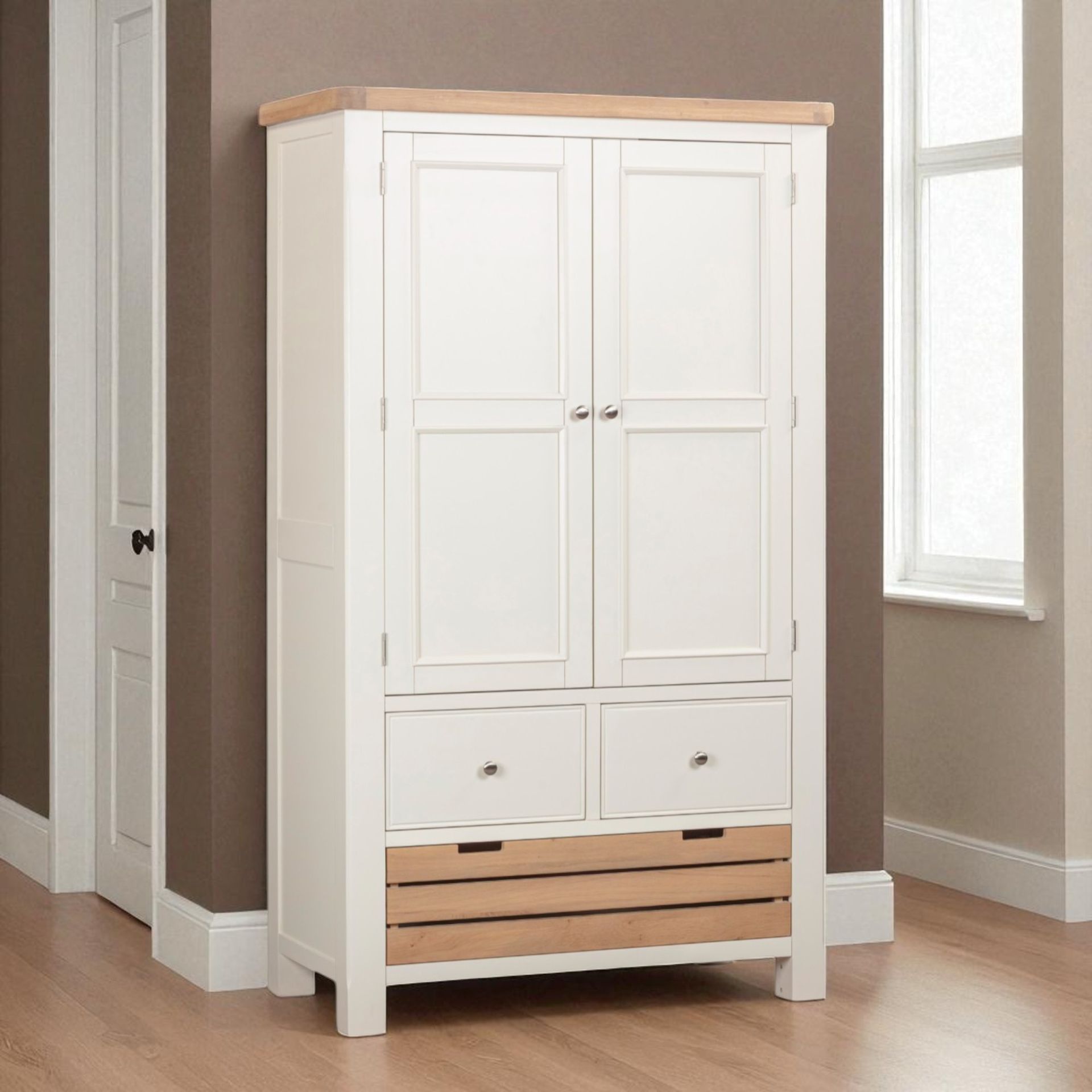 Cotswold White Double Larder Unit