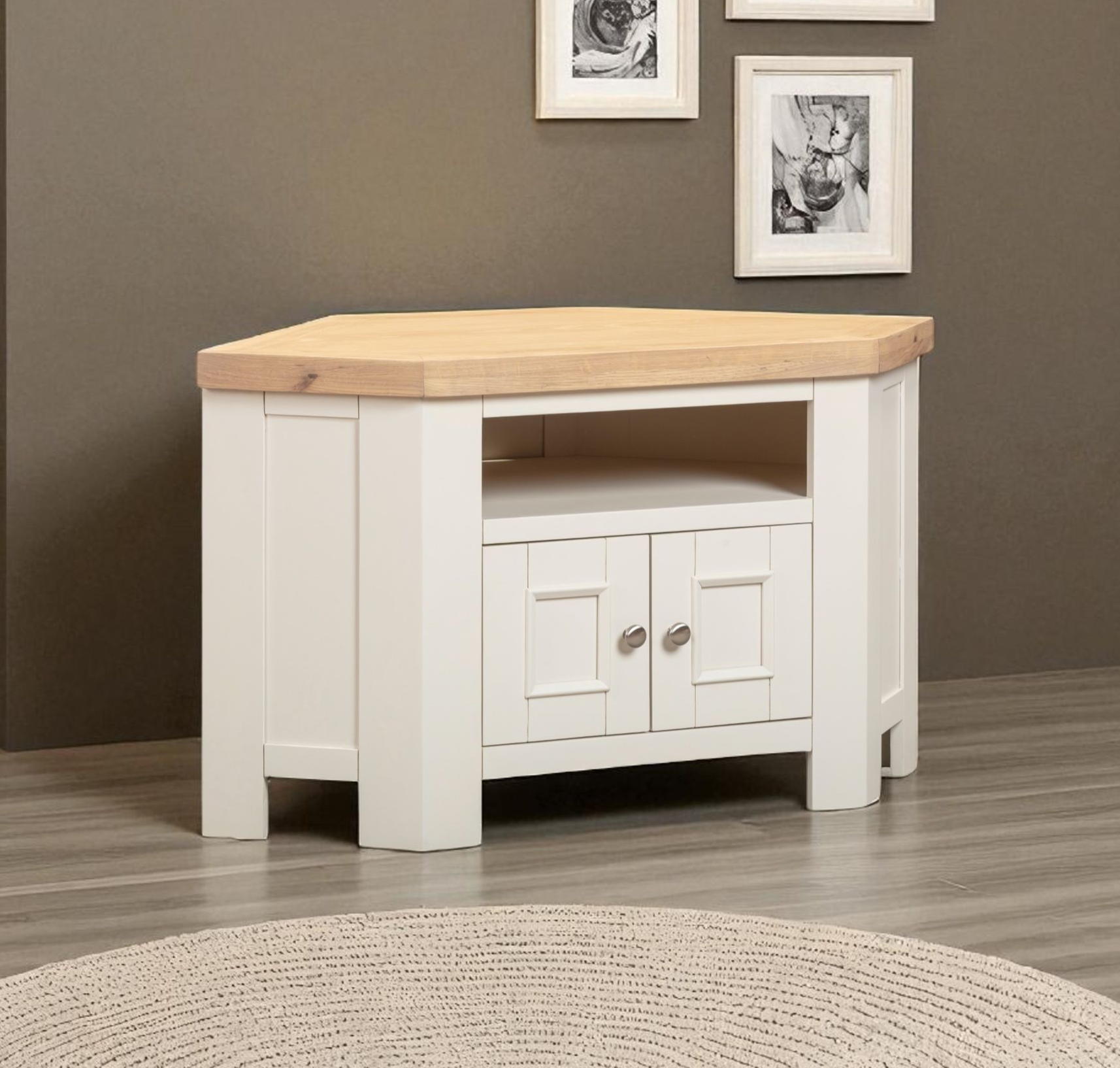 Oxford Ivory Corner TV Unit