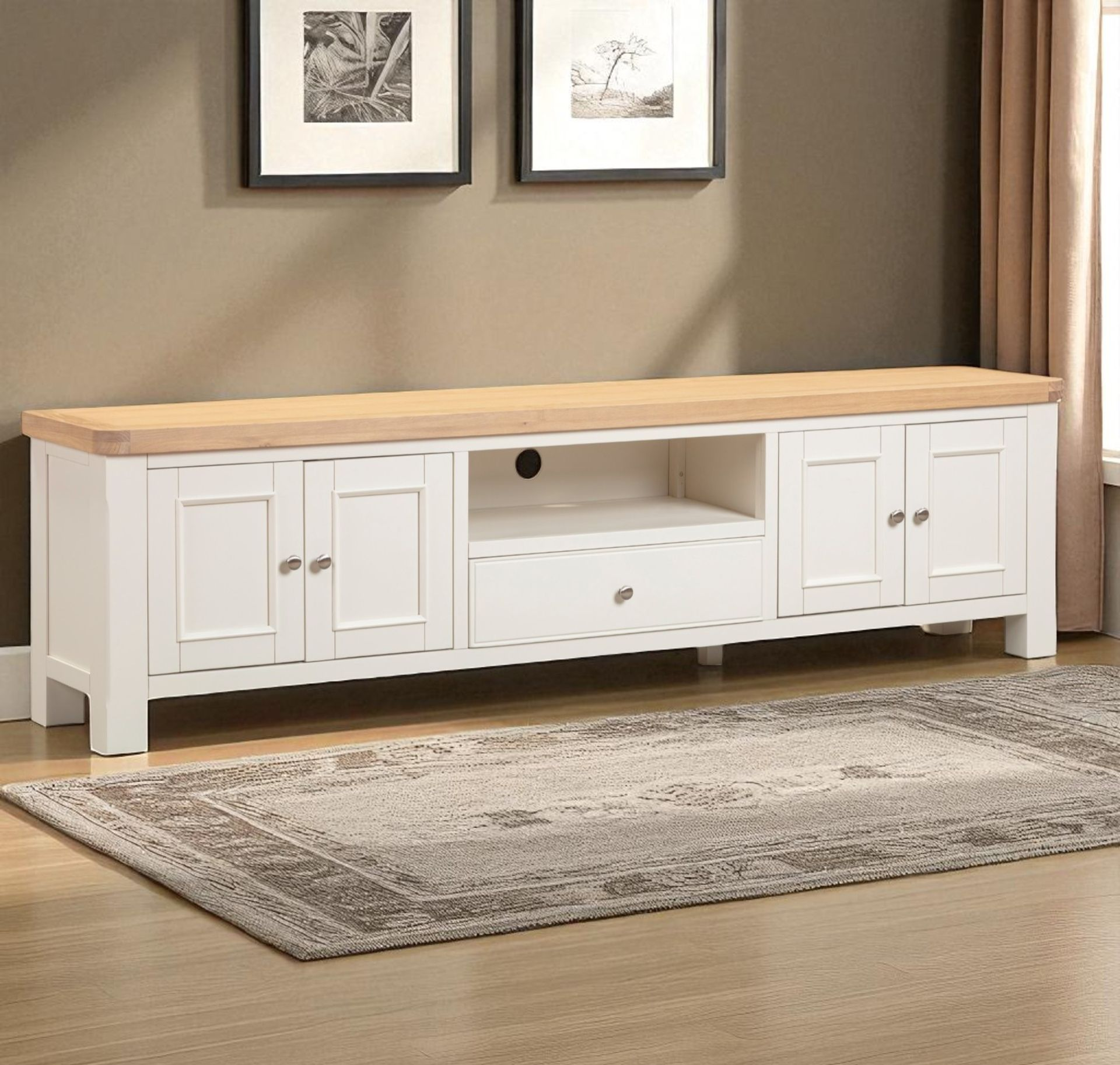 Oxford Ivory Extra Large TV Unit