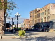 buildings downtown Bloomington, IL