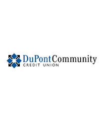 Dupont community credit union logo on a white background