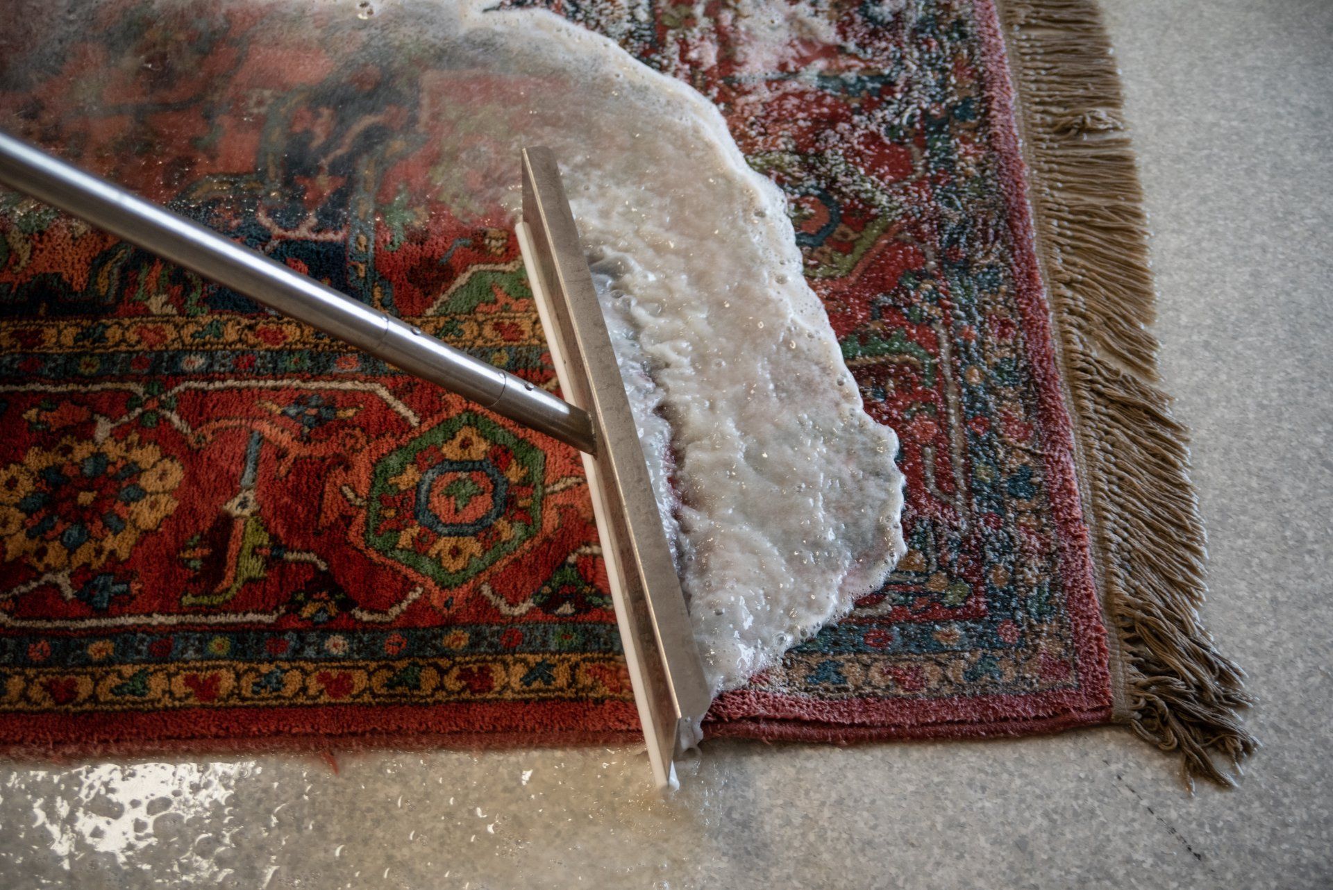carpet cleaning with soap