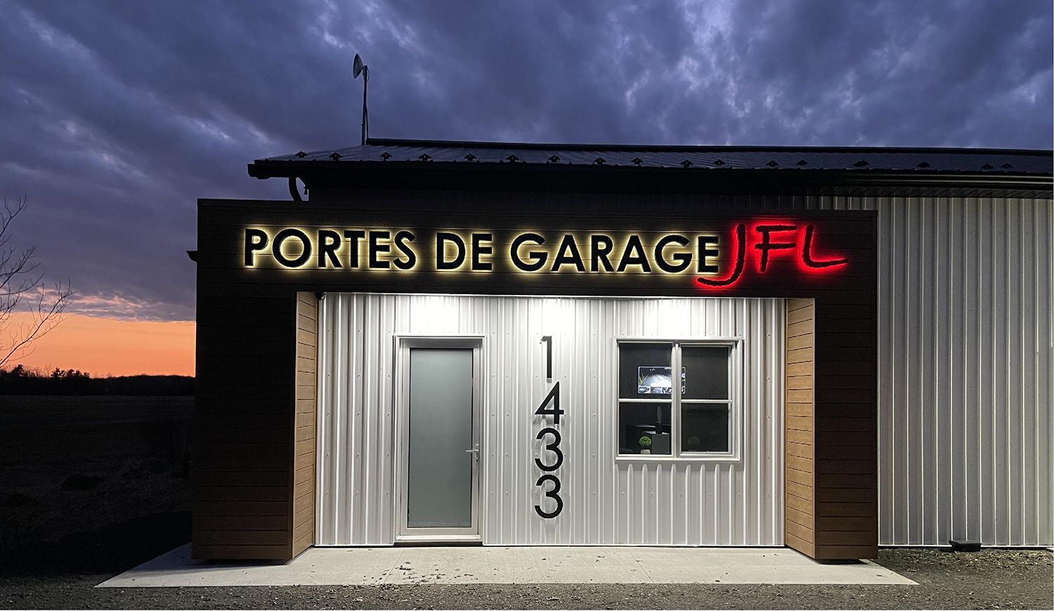 Groupe MD réalisation enseigne lumineuse channel renversée