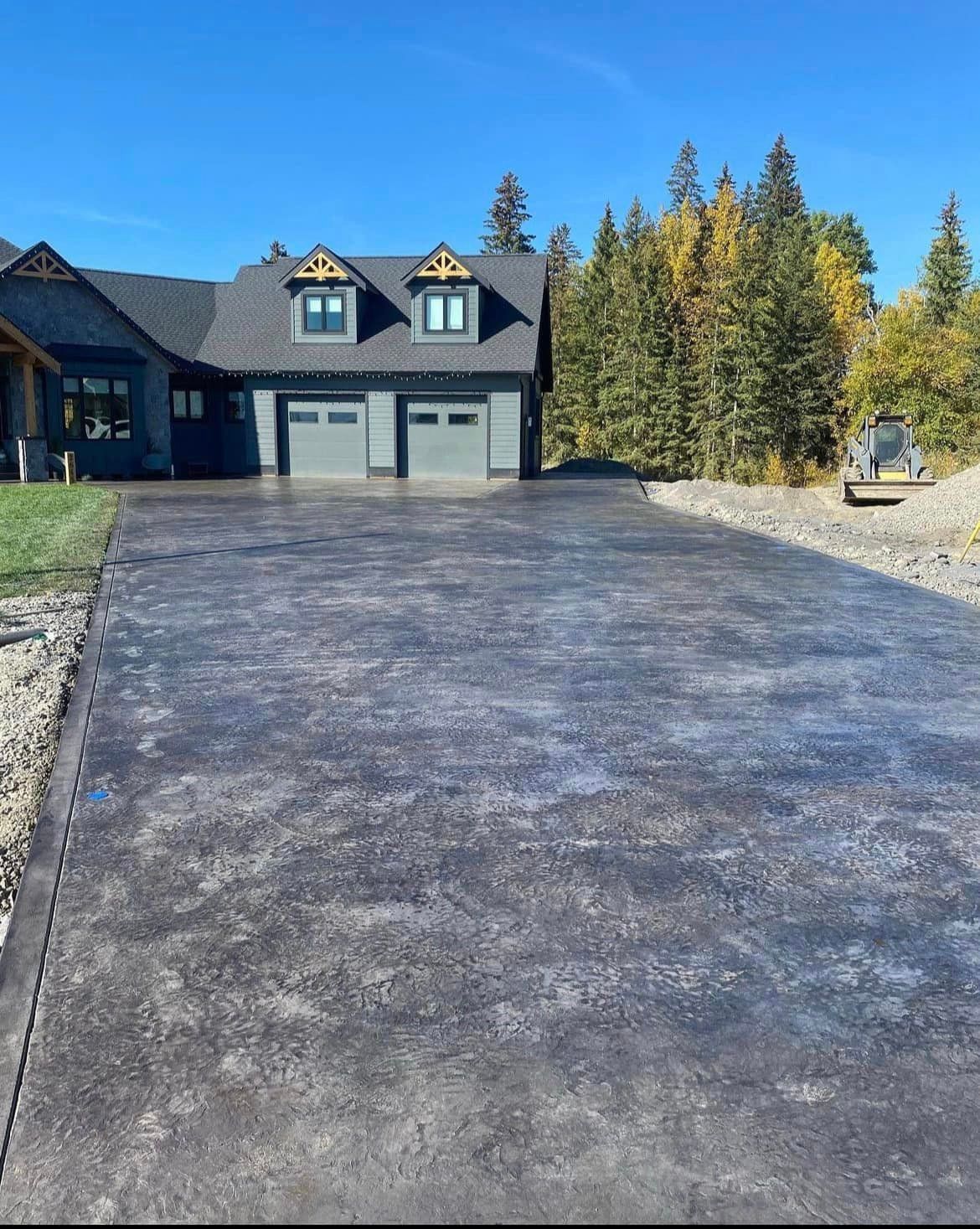 concrete driveway