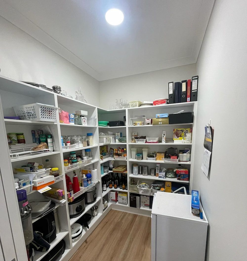 Pantry With A Newly Installed Light — KARM Electrical Services In Medowie, NSW