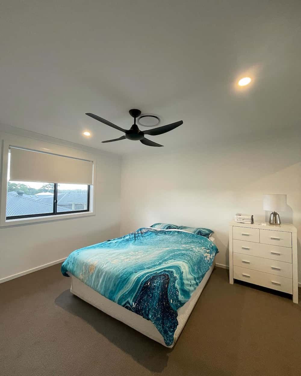 A Newly Installed Light In A Bed Room — KARM Electrical Services In Medowie, NSW