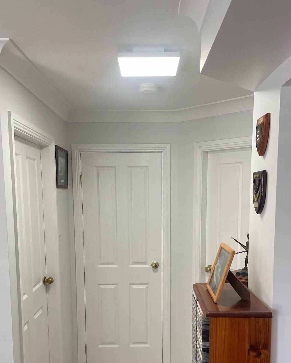 Newly Installed Light In A Hallway — KARM Electrical Services In Nelson Bay, NSW
