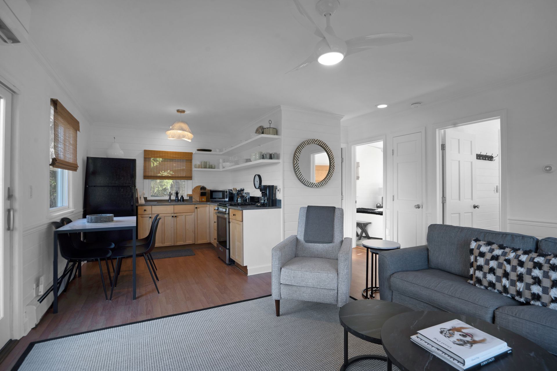 spacious living room