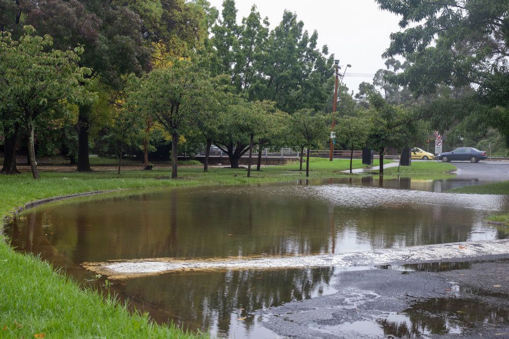 Bowral Pool Car Park Floods — BOEX Tyres And Performance in Bowral, NSW