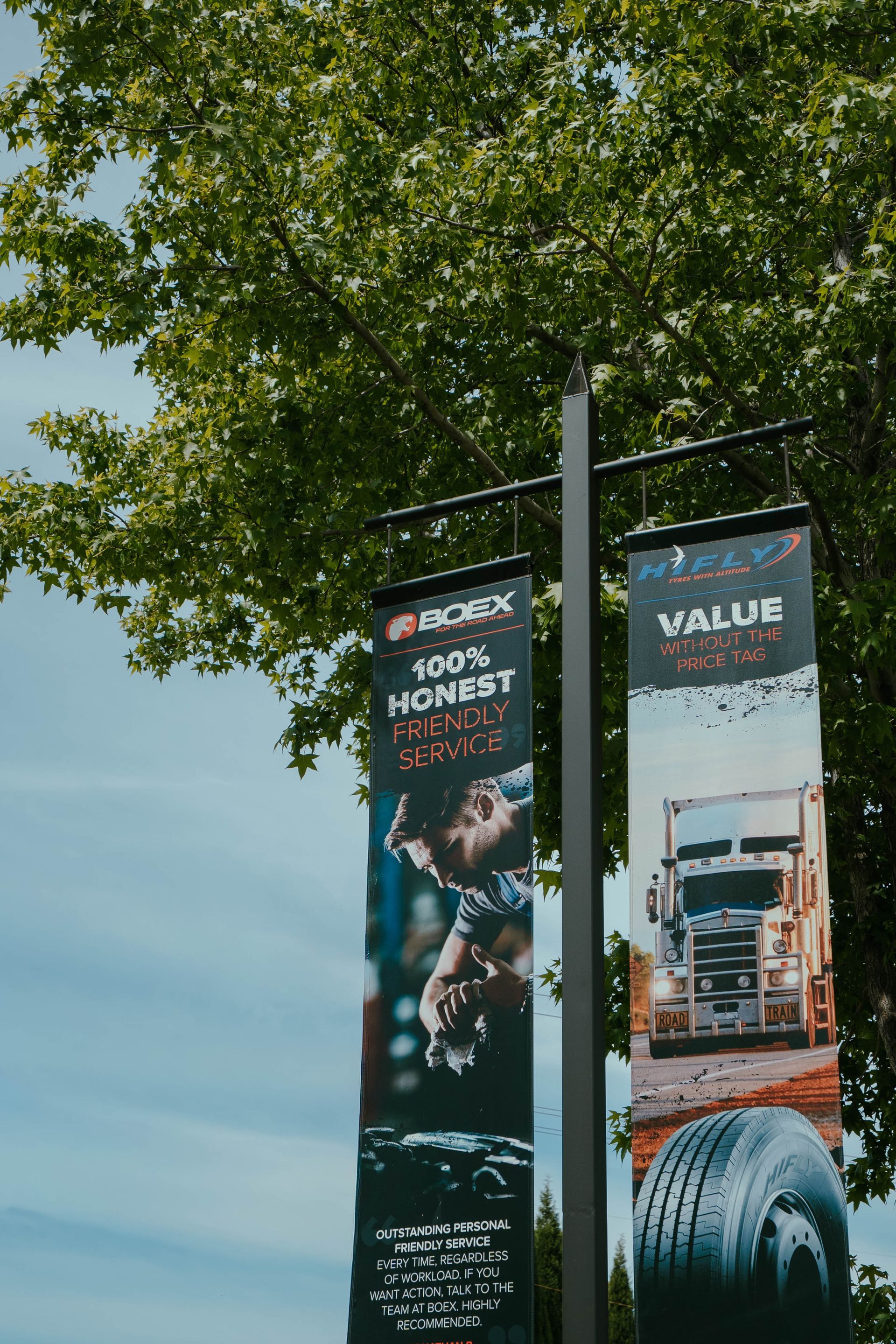 A Truck Driving On A Highway — BOEX Tyres And Performance in Marulan, NSW