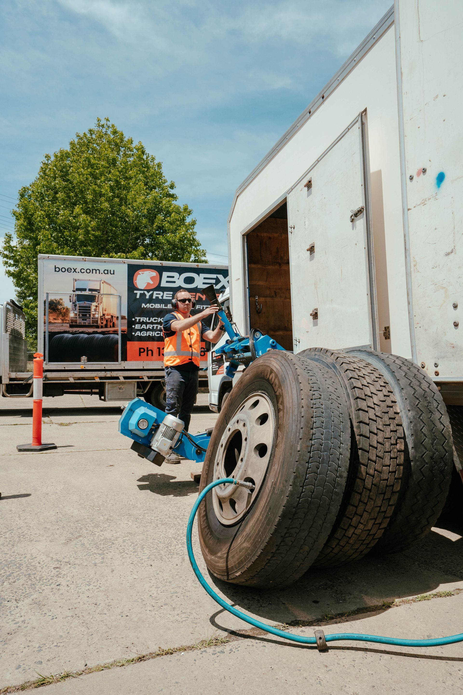 A Four Wheel Drive On A Gravel Road — BOEX Tyres And Performance in Mittagong, NSW