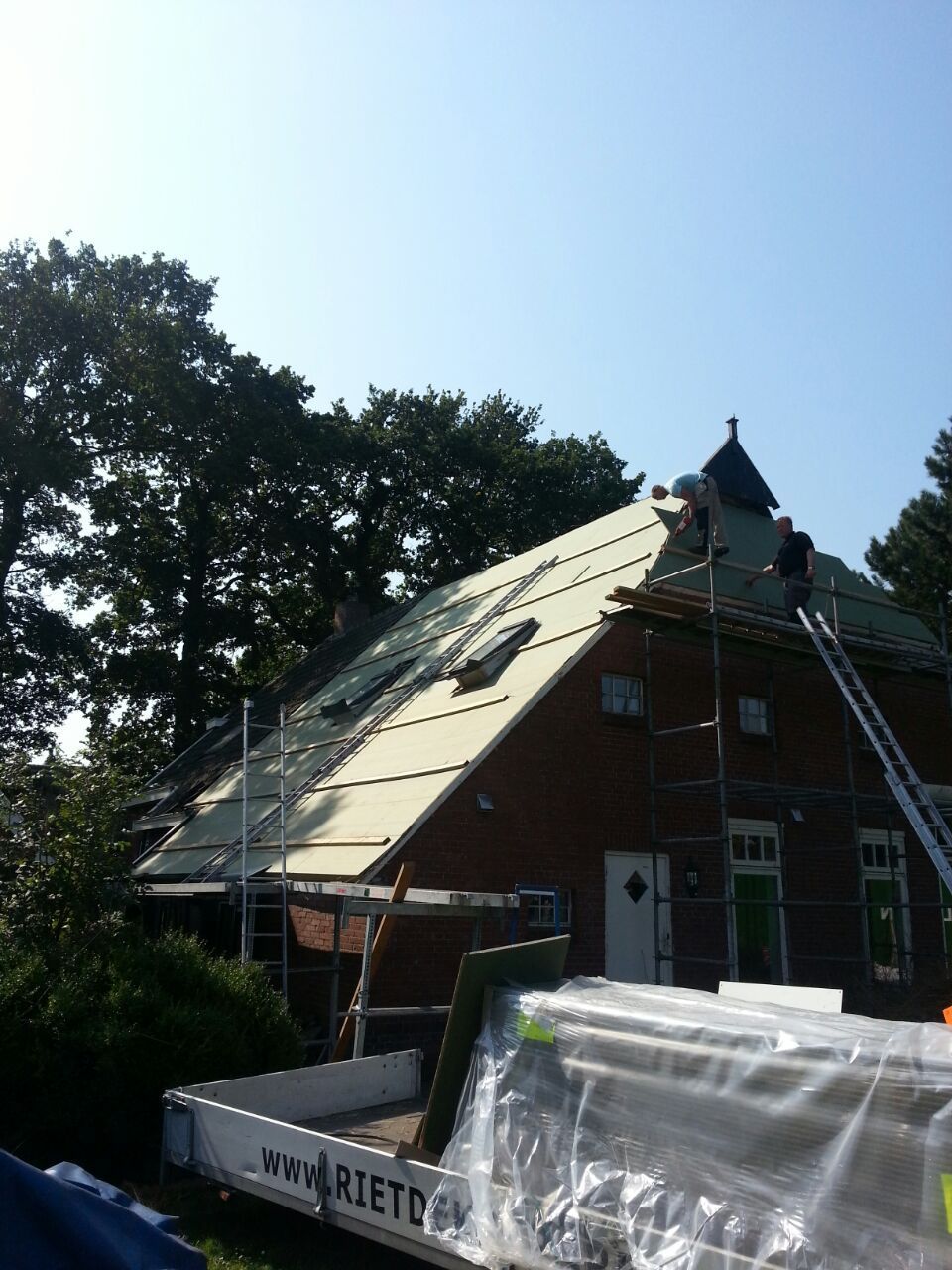 dakwerk project in Haren van Berends Bouw