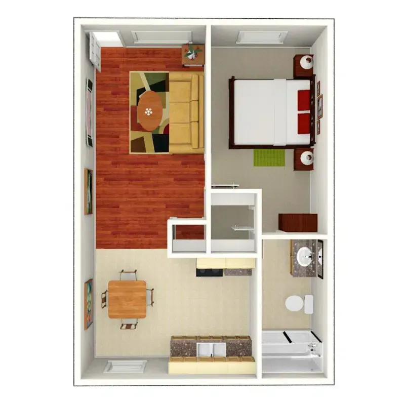 1 Bed | 1 Bath