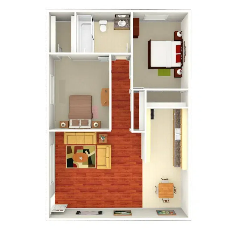 2 Bed | 1 Bath